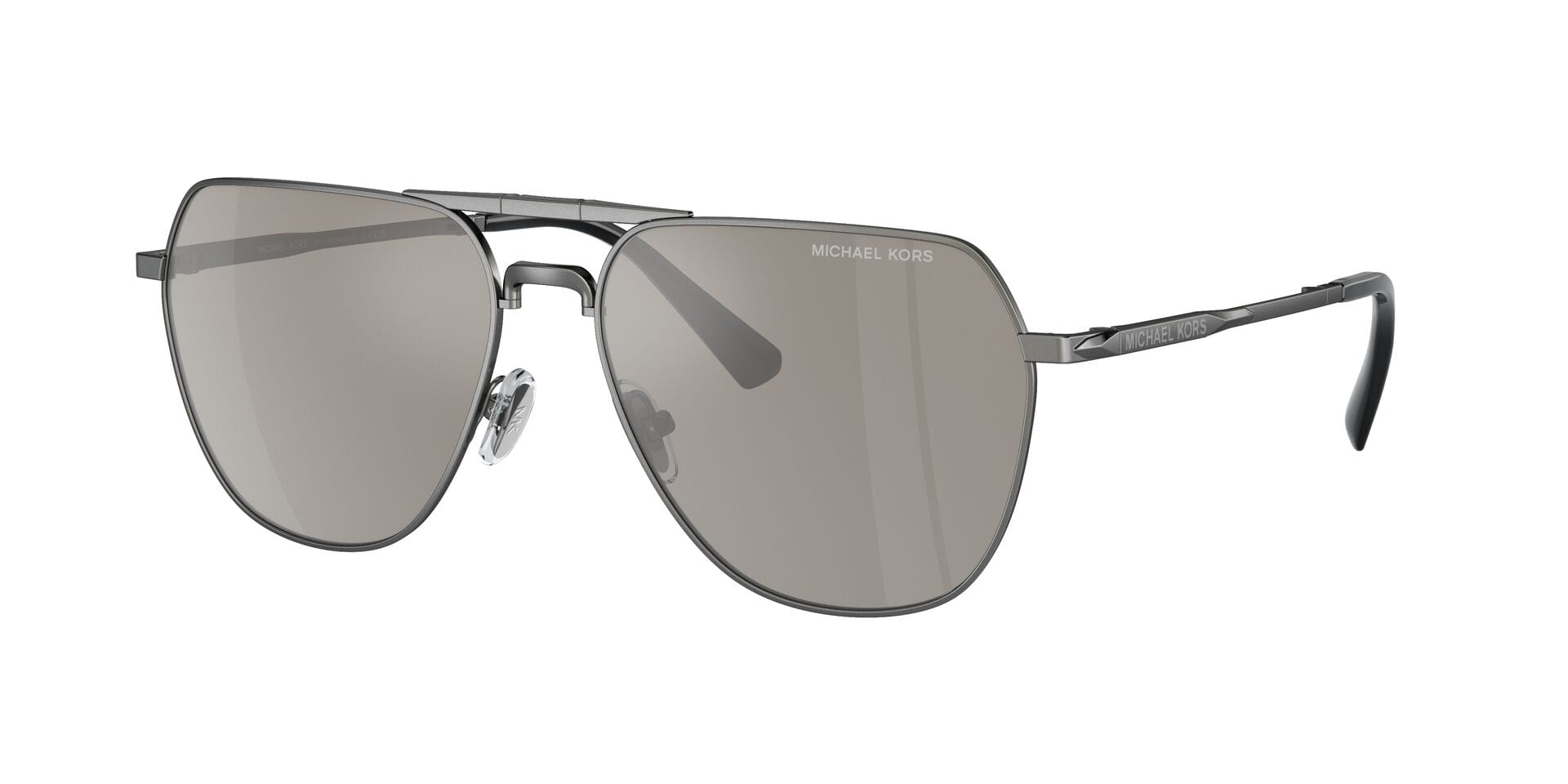 Michael Kors MK 1156 10026G 3N KESWICK (FOLDABLE) 0MK1156 Sunglass Gun Me Sunglass — Gun Metal frame — view 3