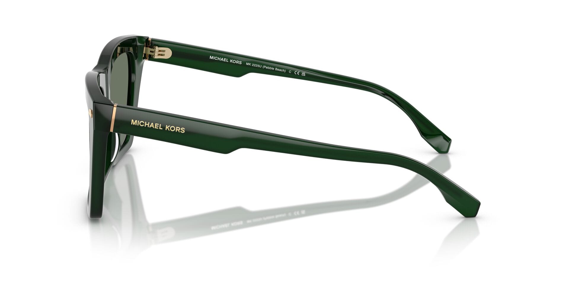 Michael Kors MK 2225U 4008/3H 3N PABBLE BEACH 0MK2225U Sunglass Olive Mal Sunglass — Olive frame — view 5