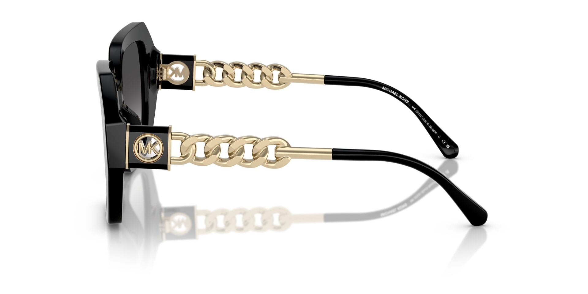 Michael Kors MK 2232U 30058G 3N SOUTH BEACH 0MK2232U Sunglass Black Femal Sunglass — view 5