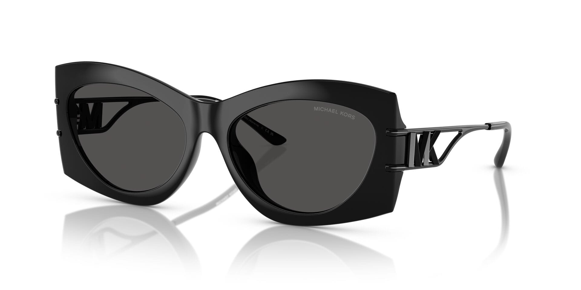 Michael Kors MK 2235U 300587 3N NAVARRA 0MK2235U Sunglass Black Female Fu Sunglass — Black frame — view 1