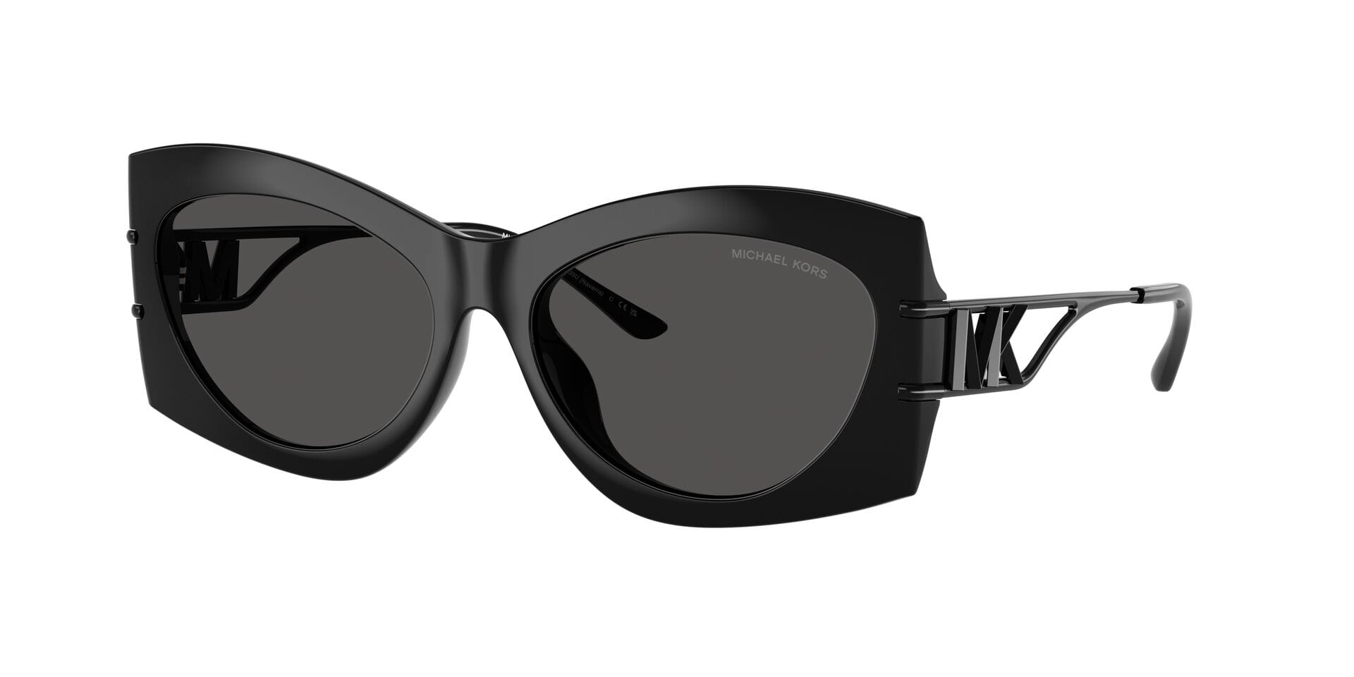Michael Kors MK 2235U 300587 3N NAVARRA 0MK2235U Sunglass Black Female Fu Sunglass — Black frame — view 3