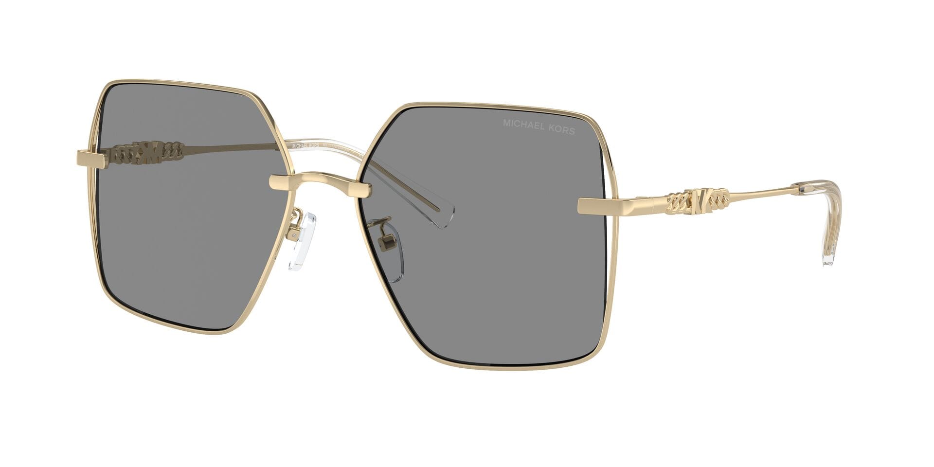 Michael Kors MK 1157D 10143F 2N SANYA 0MK1157D Sunglass Gold Female Metal Sunglass — Gold frame — view 3