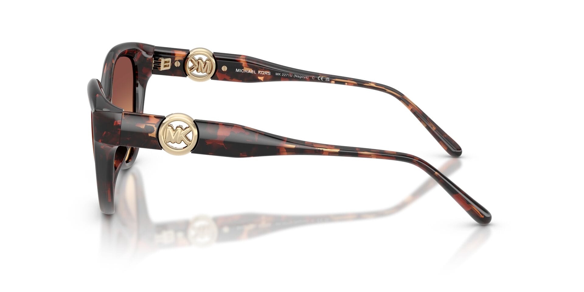 Michael Kors MK 2271U 403178 2N NAGOYA 0MK2271U Sunglass Havana Female Fu Sunglass — Havana frame — view 14