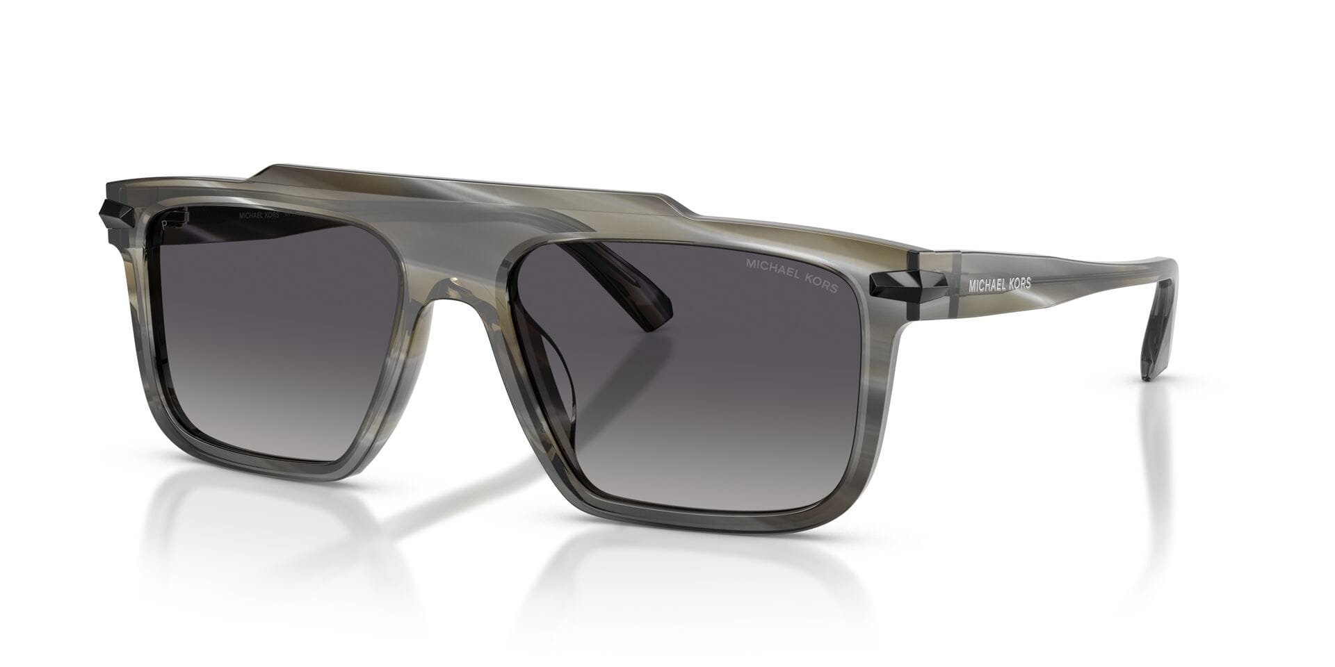 Michael Kors 0MK2278U Sunglass Black Male Shell Shell Sunglass — Black frame — view 1