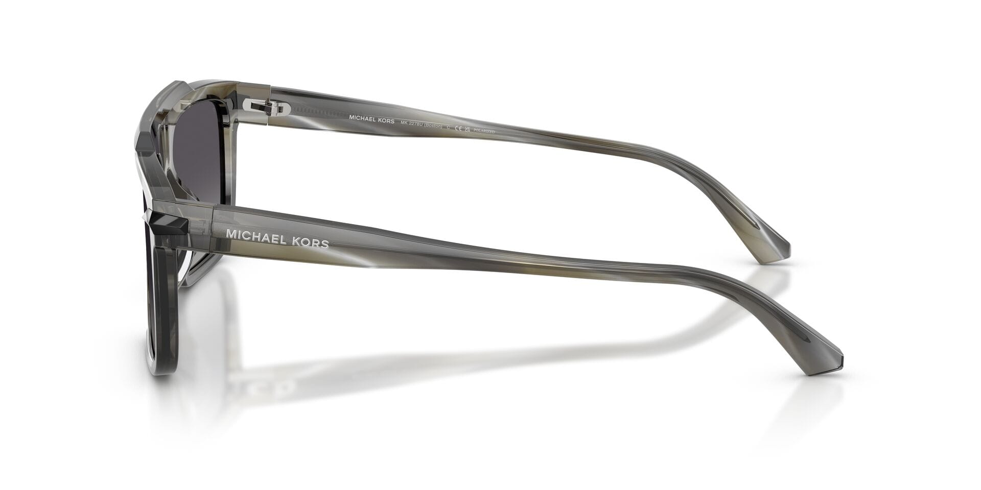 Michael Kors 0MK2278U Sunglass Black Male Shell Shell Sunglass — Black frame — view 5
