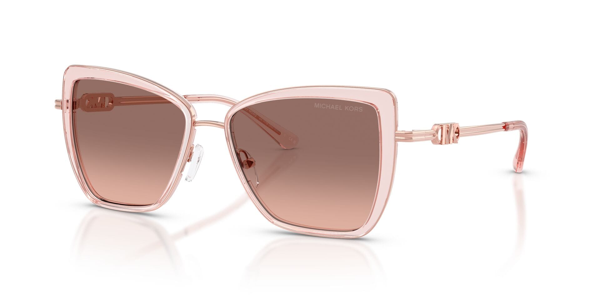 Michael Kors 0MK1178 Sunglass Pink Female Metal Metal Sunglass — Pink frame — view 1