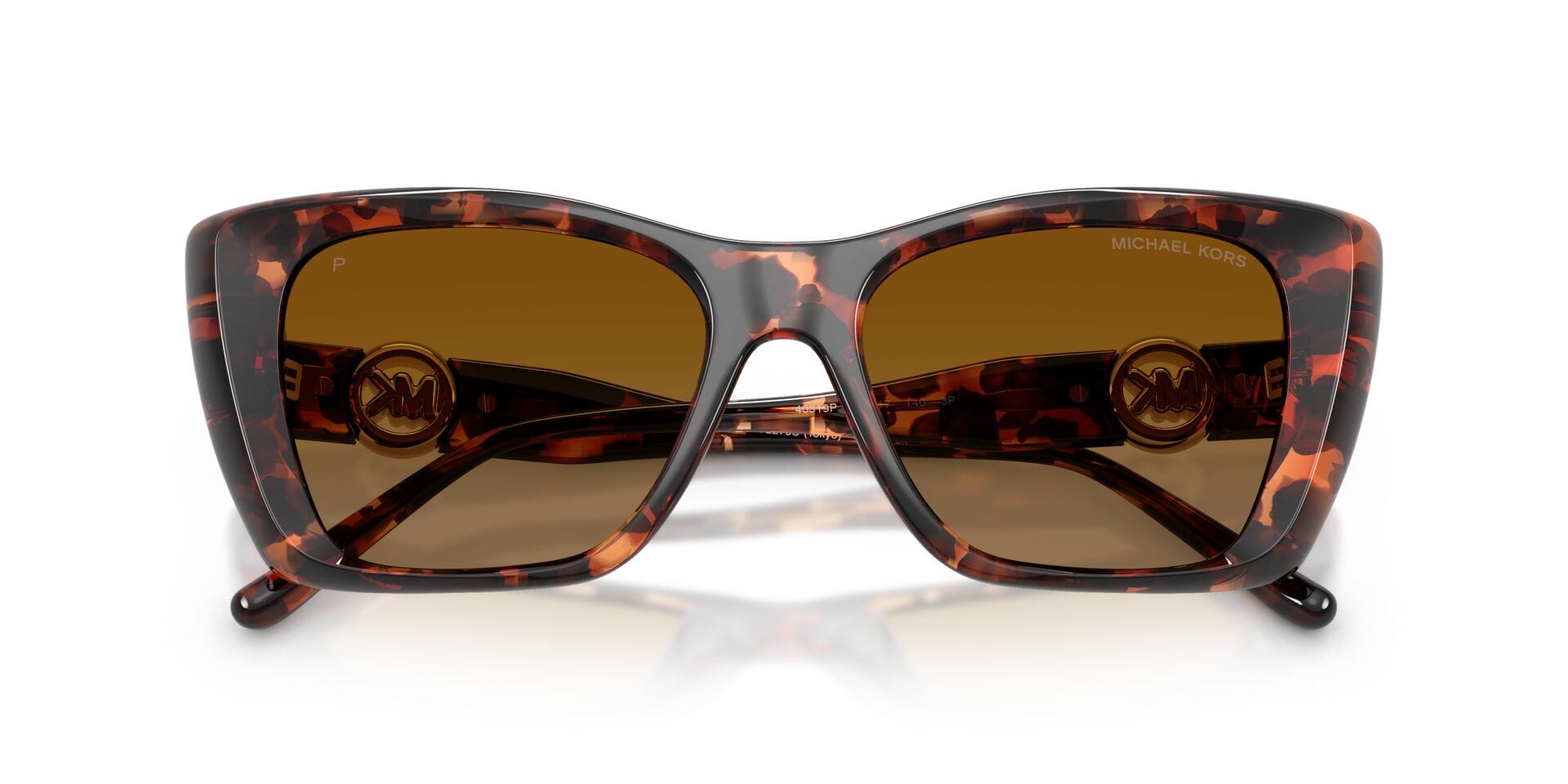 Michael Kors 0MK2270U Sunglass Havana Female Shell Shell Sunglass — Havana frame — view 7