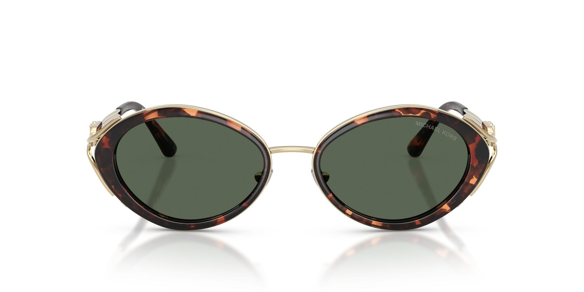Michael Kors 0mk1179 Sunglass Havana Female Shell Metal Sunglass — Havana frame — view 4
