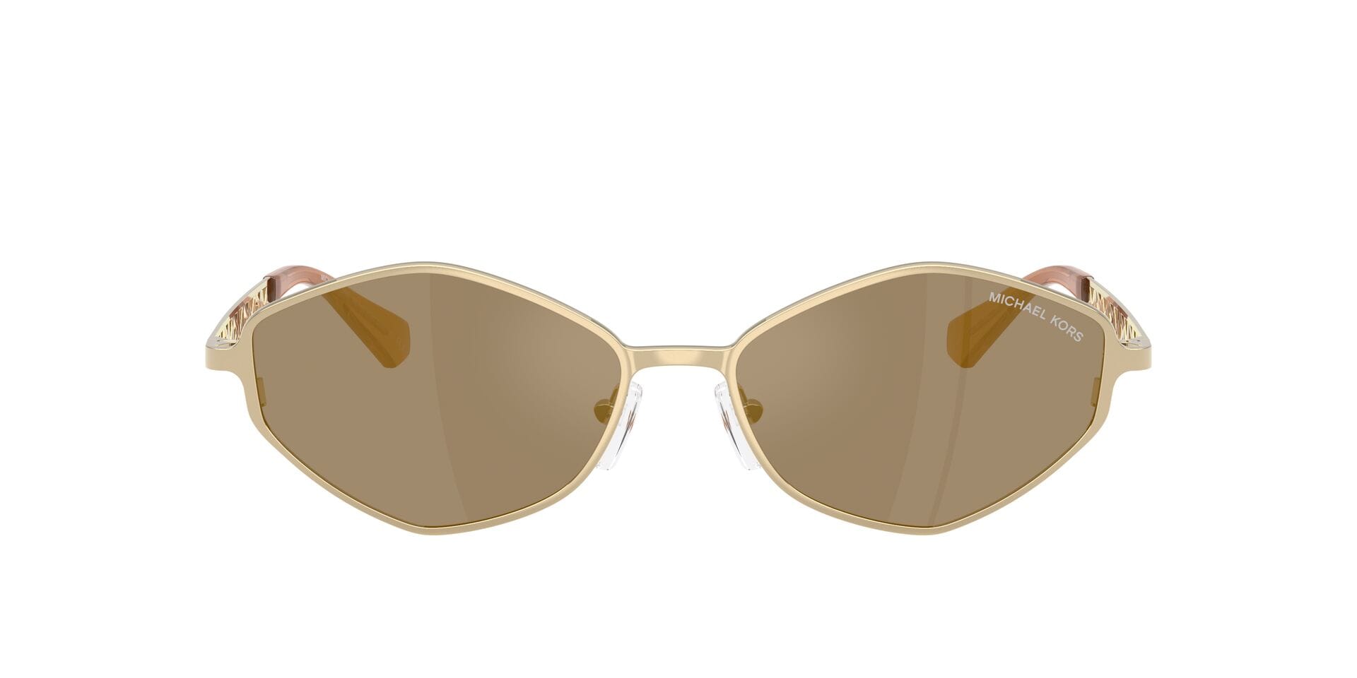 Michael Kors 0MK1181 Sunglass Light Gold Female Metal Metal Sunglass — Light Gold frame — view 6