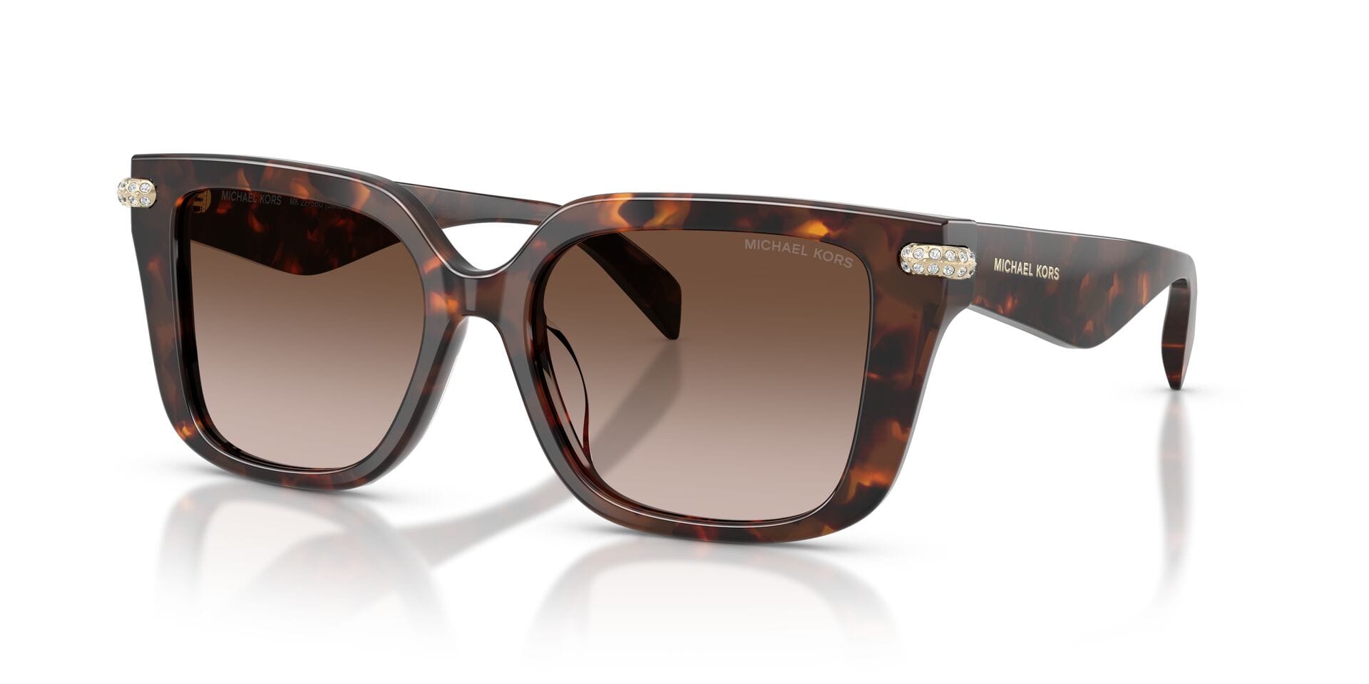 Michael Kors 0MK2275BU Sunglass Havana Female Shell Shell Sunglass — Havana frame — view 1