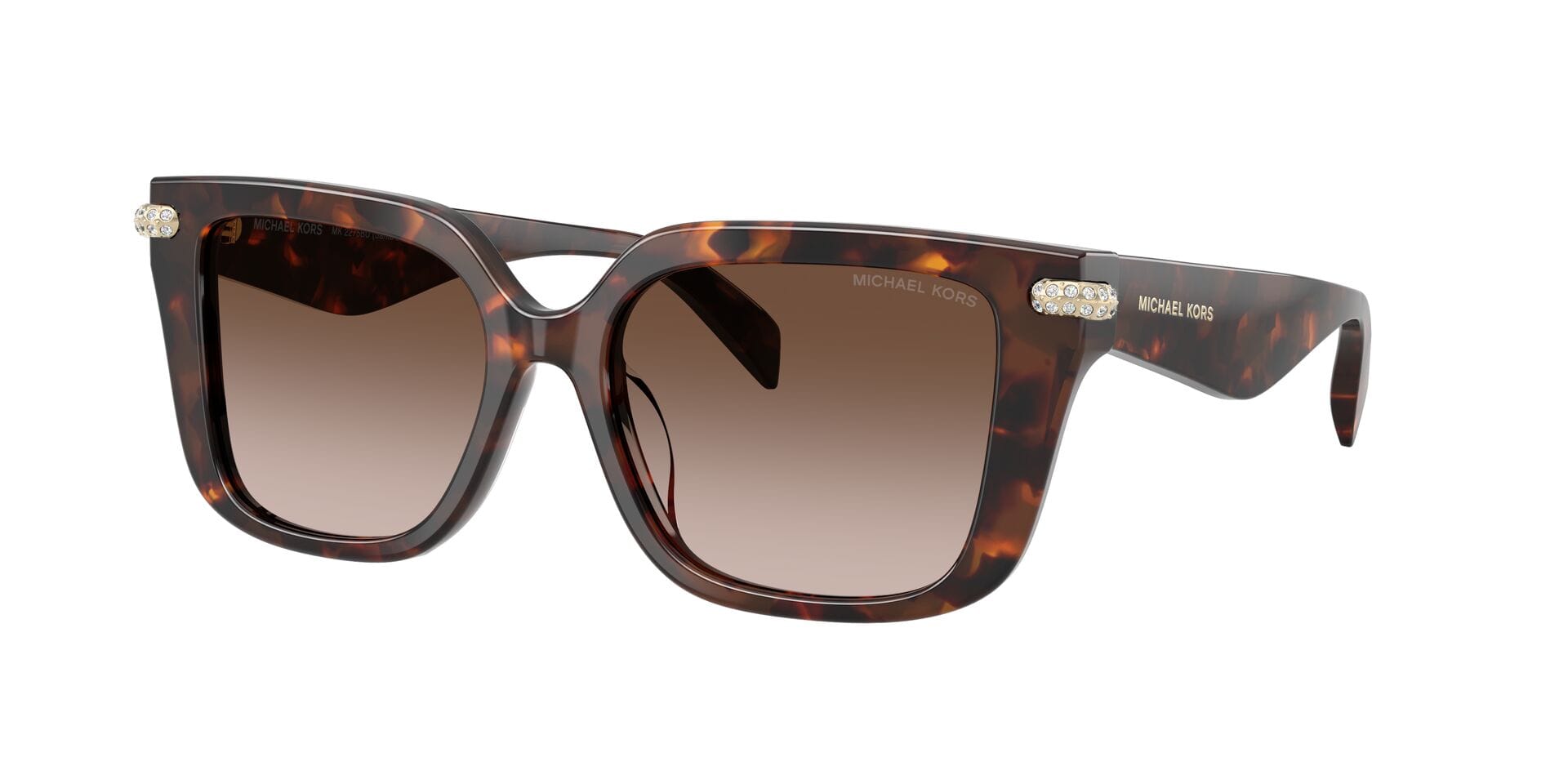 Michael Kors 0MK2275BU Sunglass Havana Female Shell Shell Sunglass — Havana frame — view 3