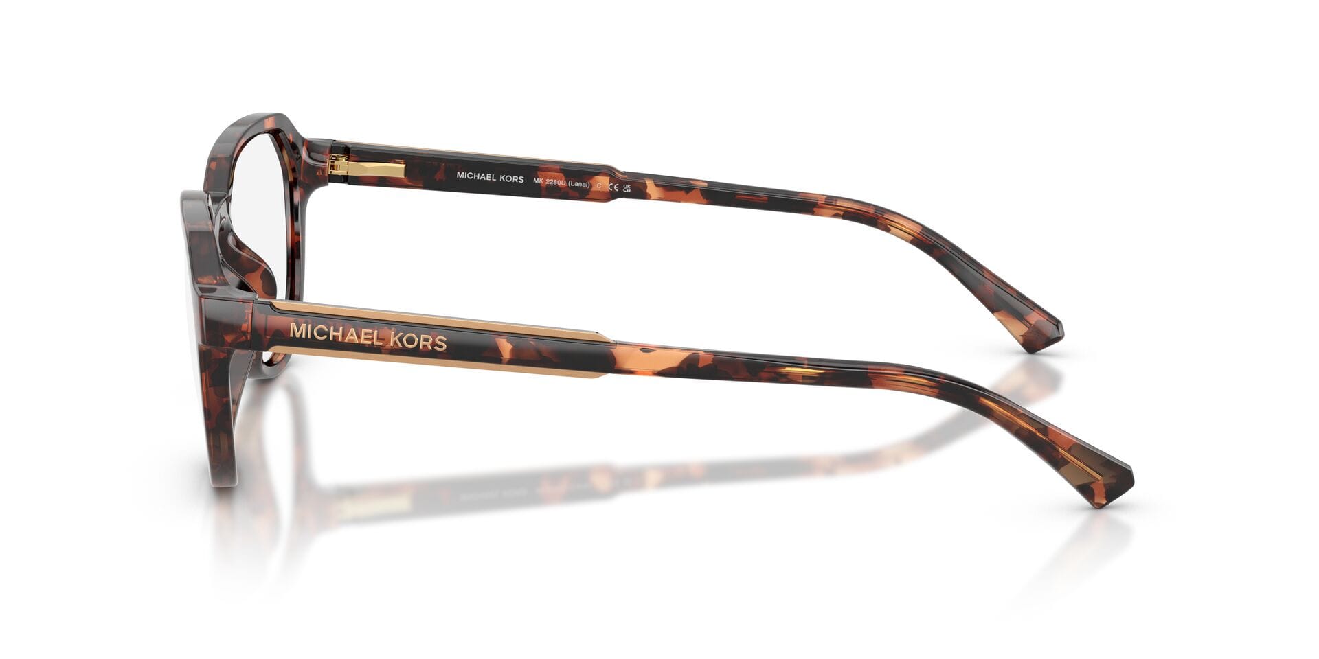 Michael Kors 0MK2280U Sunglass Tortoise Male Shell Shell Sunglass — Tortoise frame — view 5