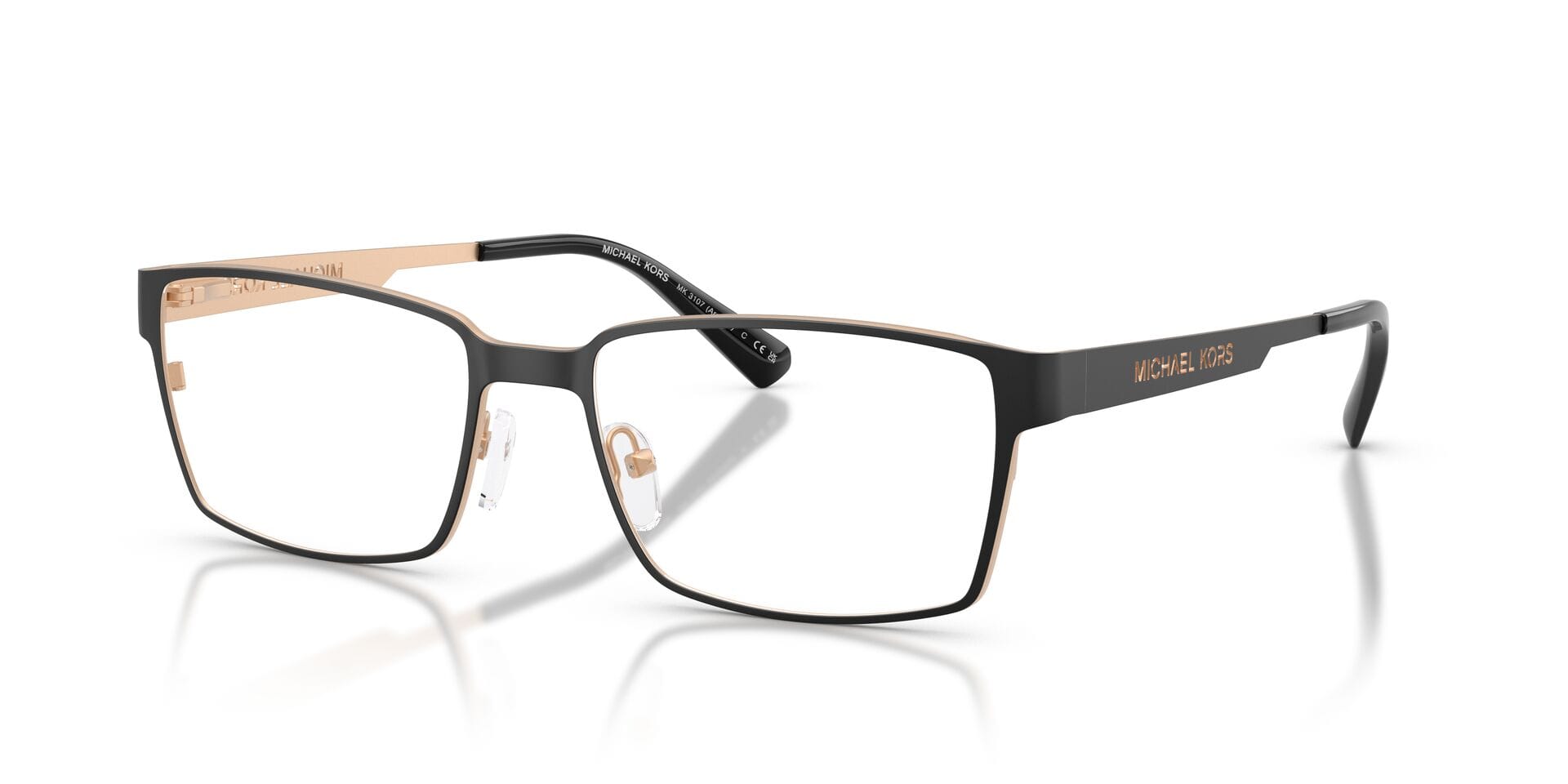Michael Kors 0MK3107 Frame Matt Black Male Metal Metal Frame — Matt Black frame — view 1