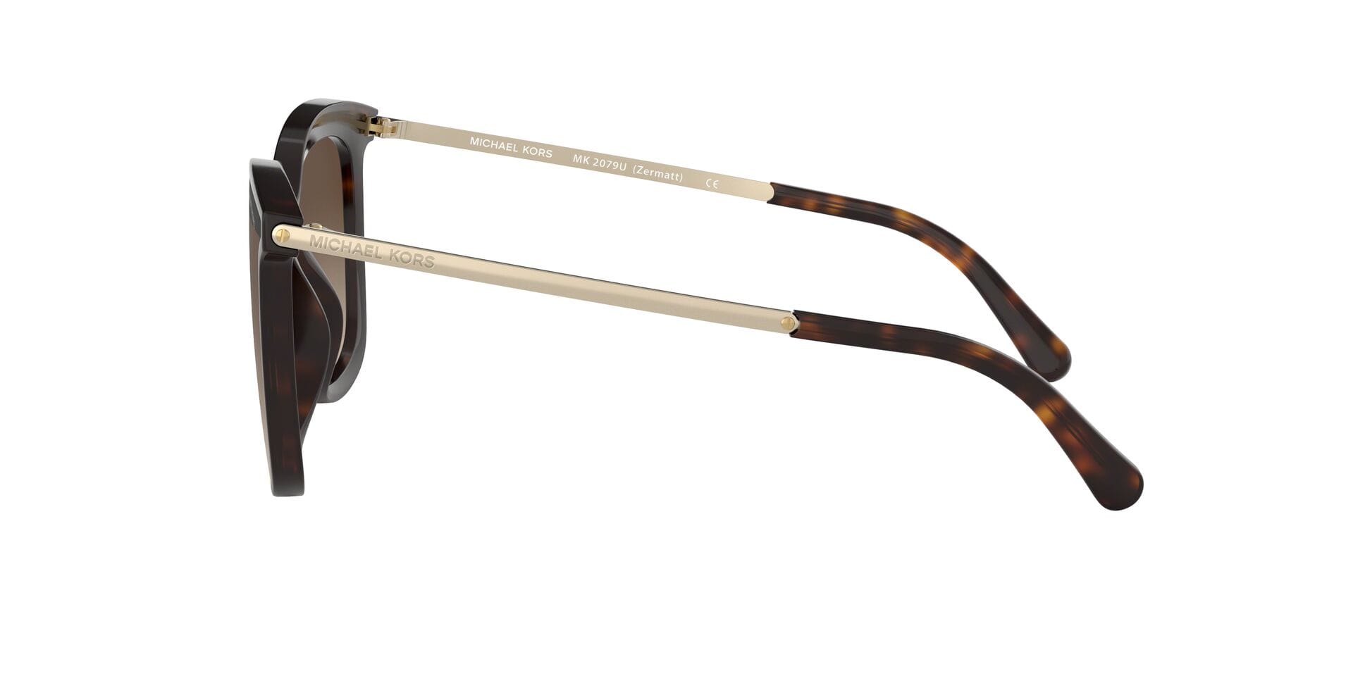 Michael Kors 0MK2079U Sunglass Tortoise Female Full Metal Sunglass — Tortoise frame — view 7
