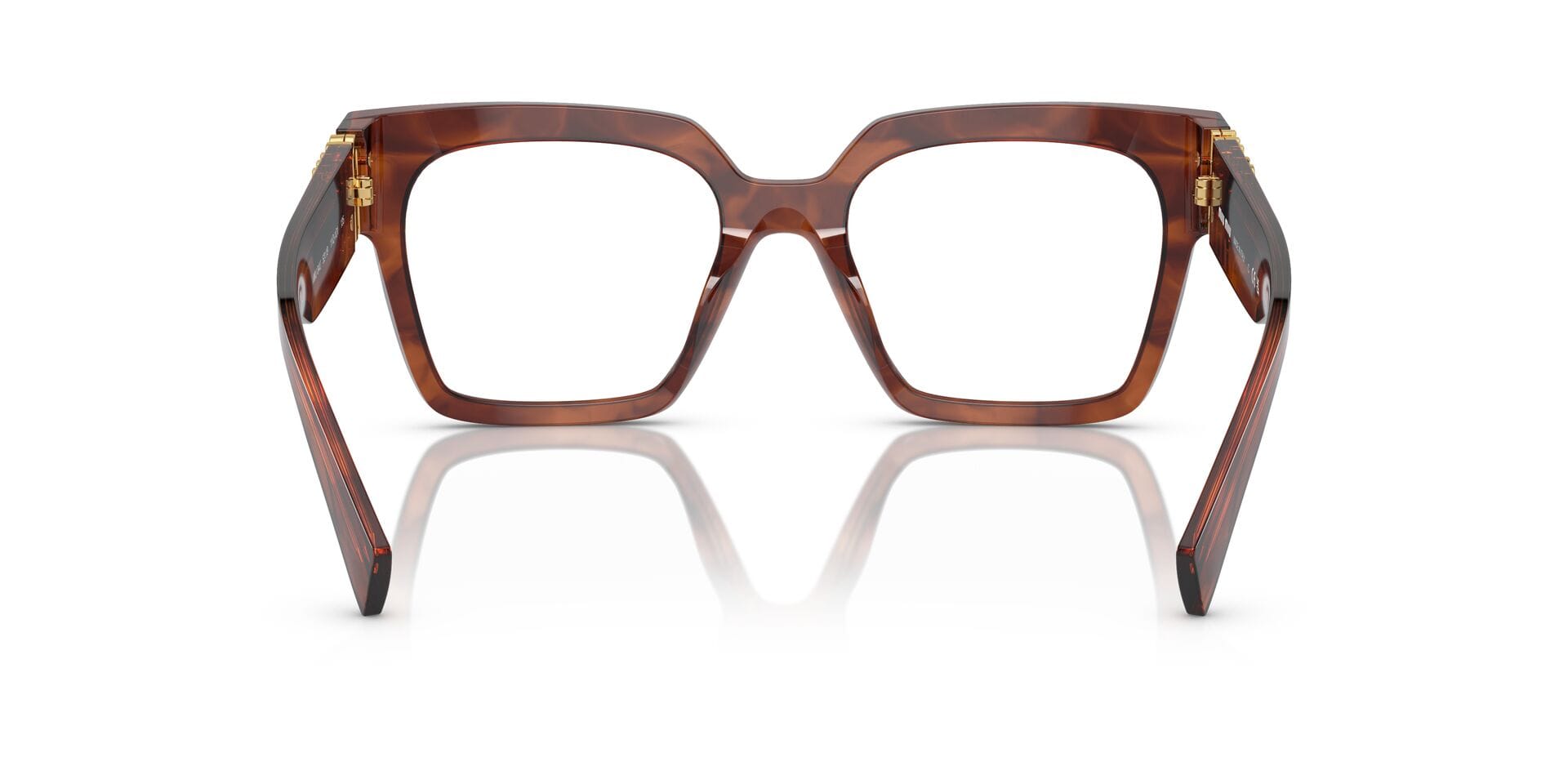 Miu Miu 0MU04UV Frame Brown Female Shell Shell Frame — Brown frame — view 2