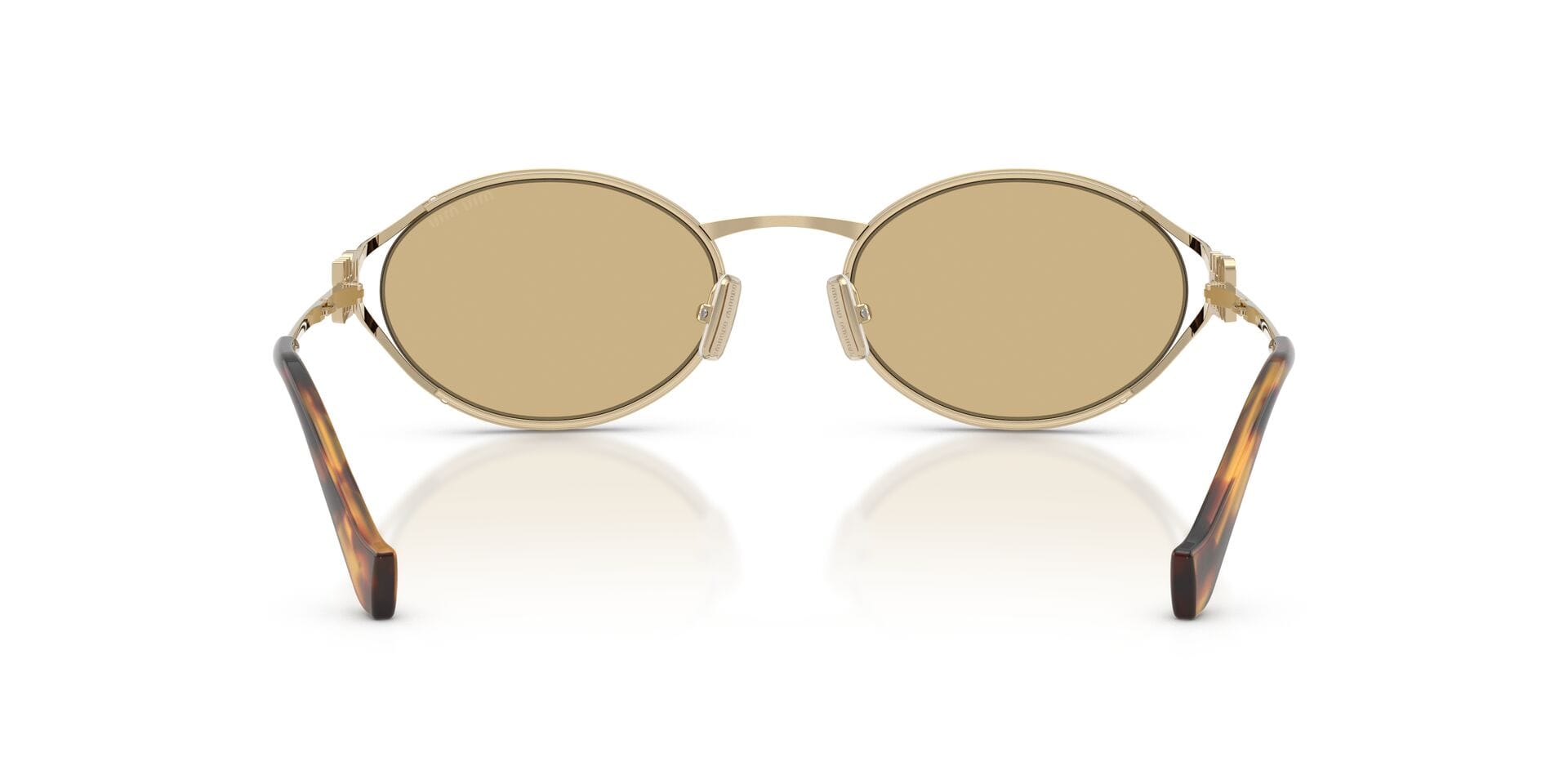 Miu Miu 0MU 52YS Sunglass Gold Female - Sunglass — Gold frame — view 17