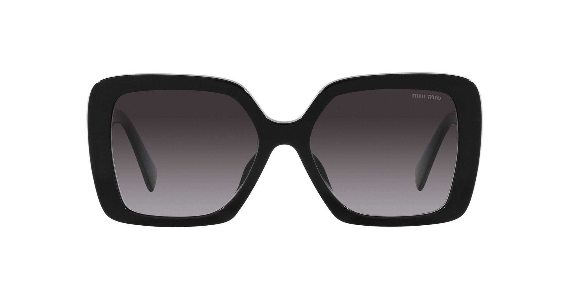 Miu Miu SMU 10Y 1AB-5D1 3N 0MU10YS Sunglass Black Female Full Shell Sunglass — view 6