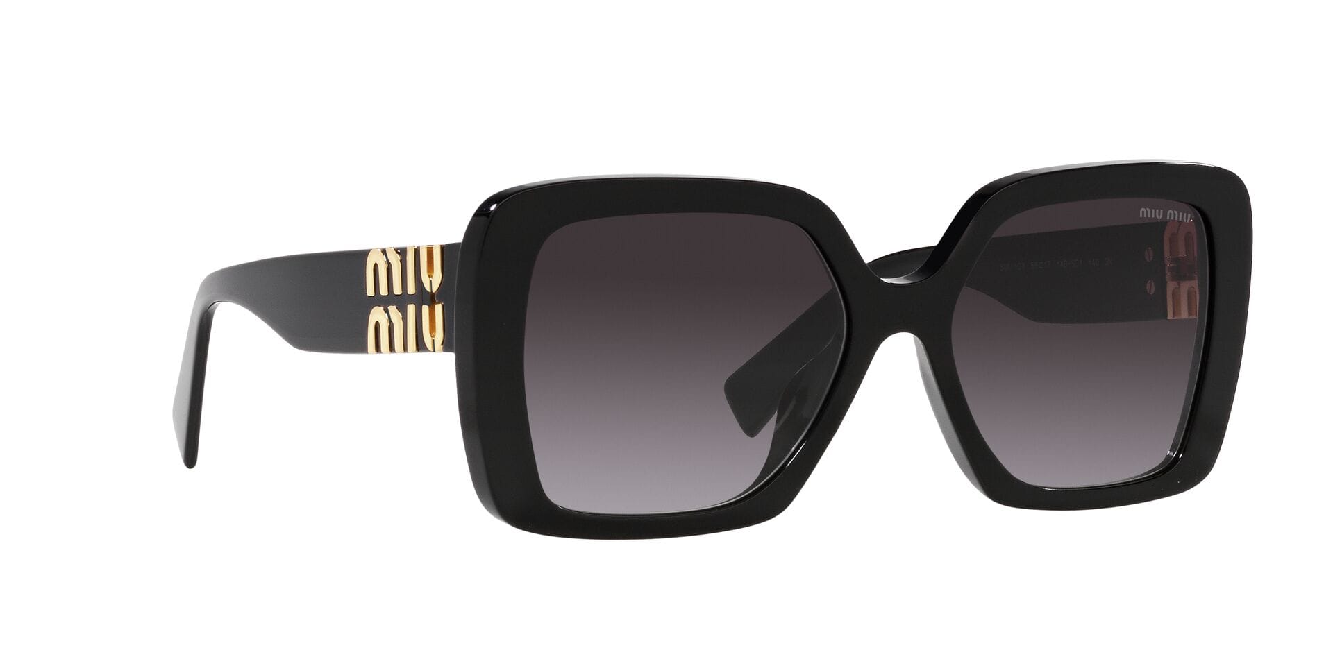 Miu Miu SMU 10Y 1AB-5D1 3N 0MU10YS Sunglass Black Female Full Shell Sunglass — view 12