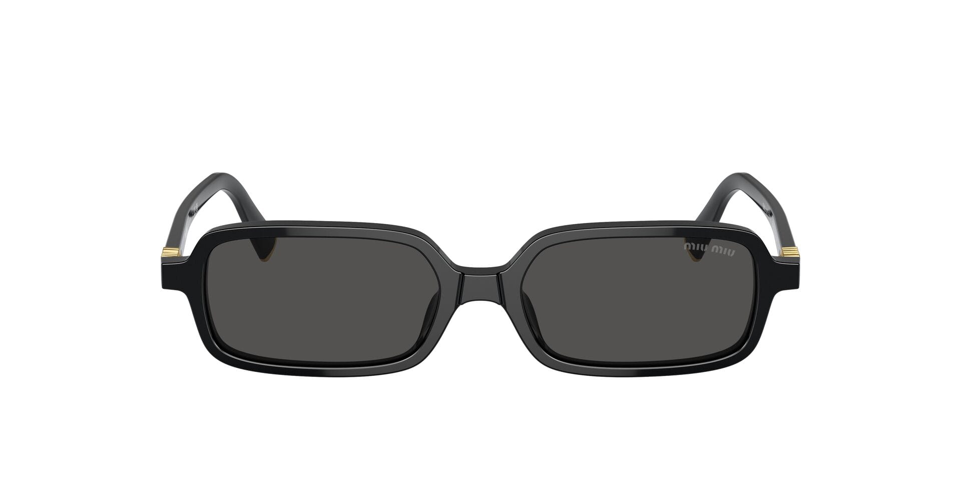 Miu Miu 0MU11ZS Sunglass Black Female Full Shell — Black frame