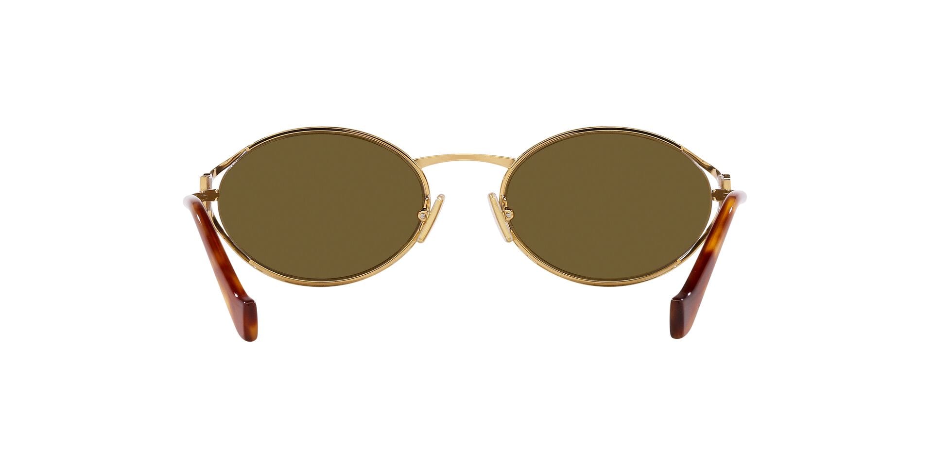 Miu Miu 0MU52YS Sunglass Gold Female Full Metal Sunglass — Gold frame — view 19