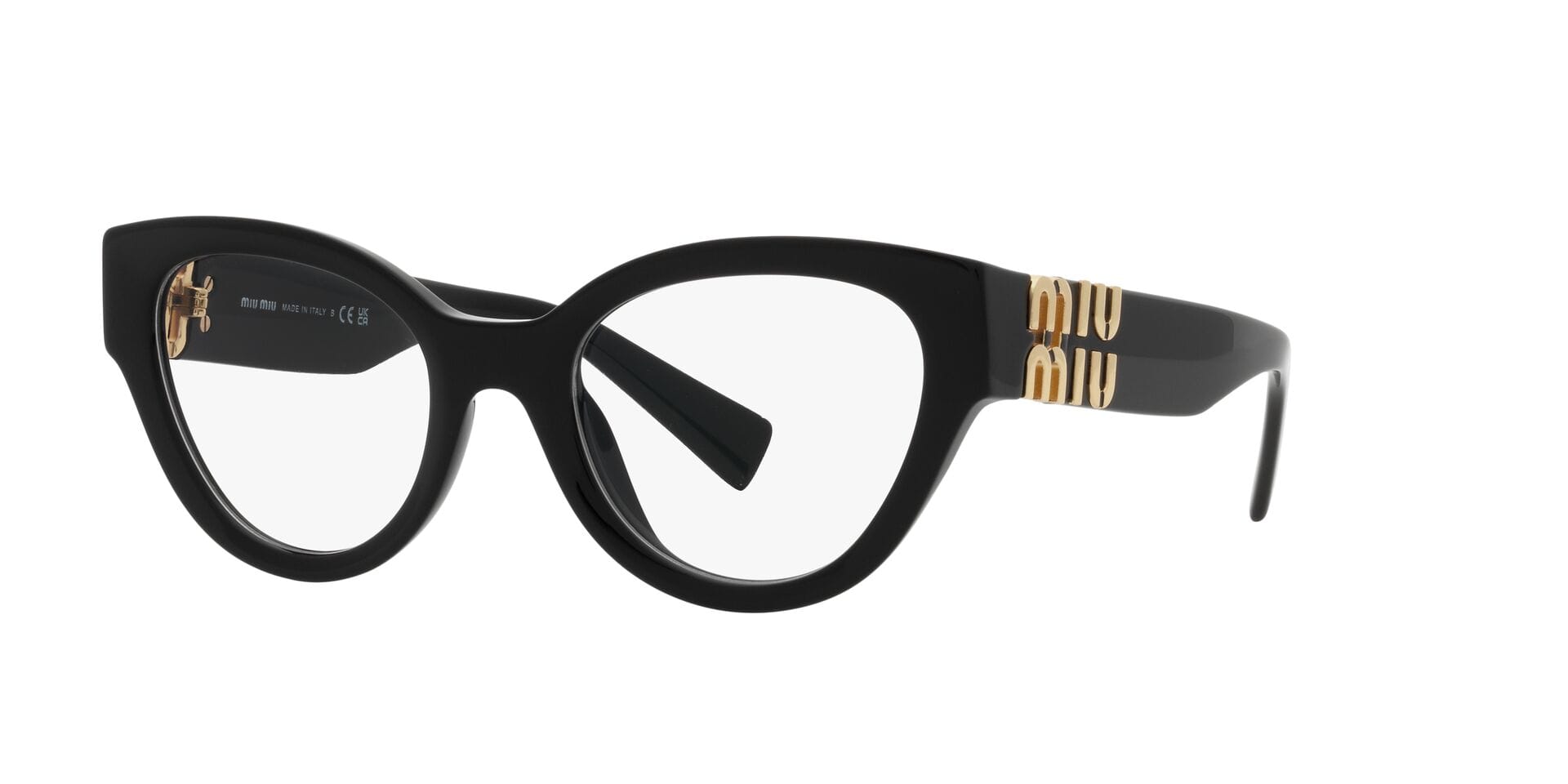 Miu Miu 0MU01VV Frame Black Female Full Shell Frame — Black frame — view 1