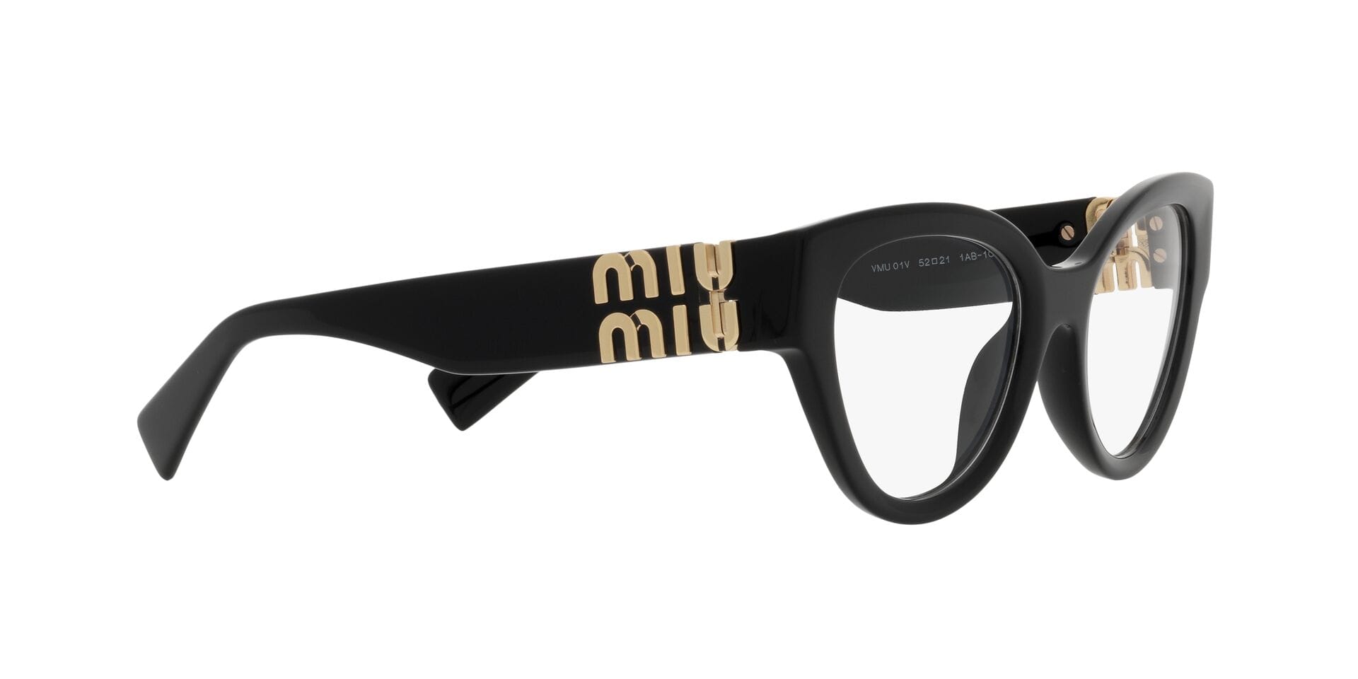 Miu Miu 0MU01VV Frame Black Female Full Shell Frame — Black frame — view 11