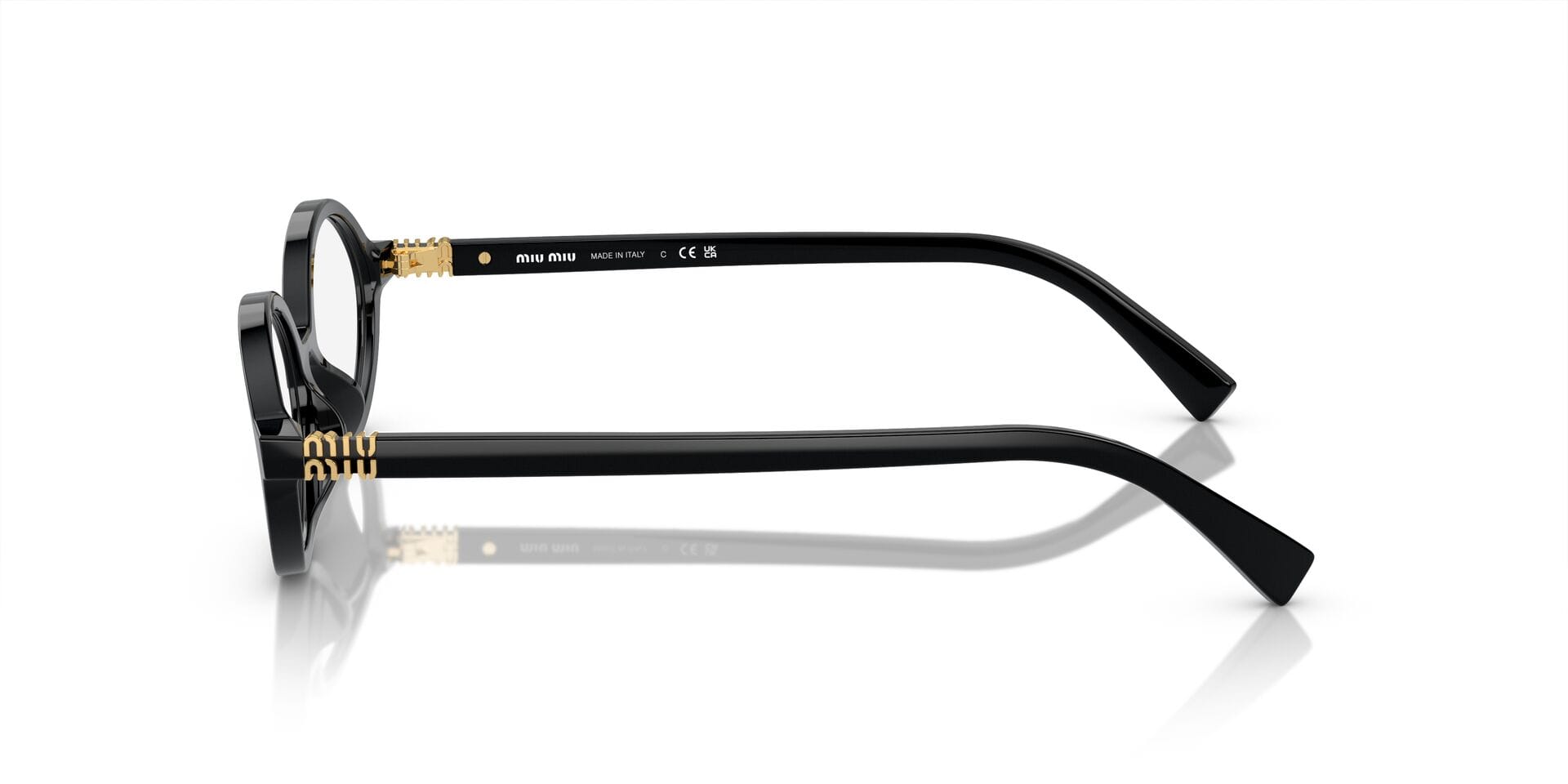 Miu Miu 0MU01XV Frame Black Female Full Shell Frame — Black frame — view 15