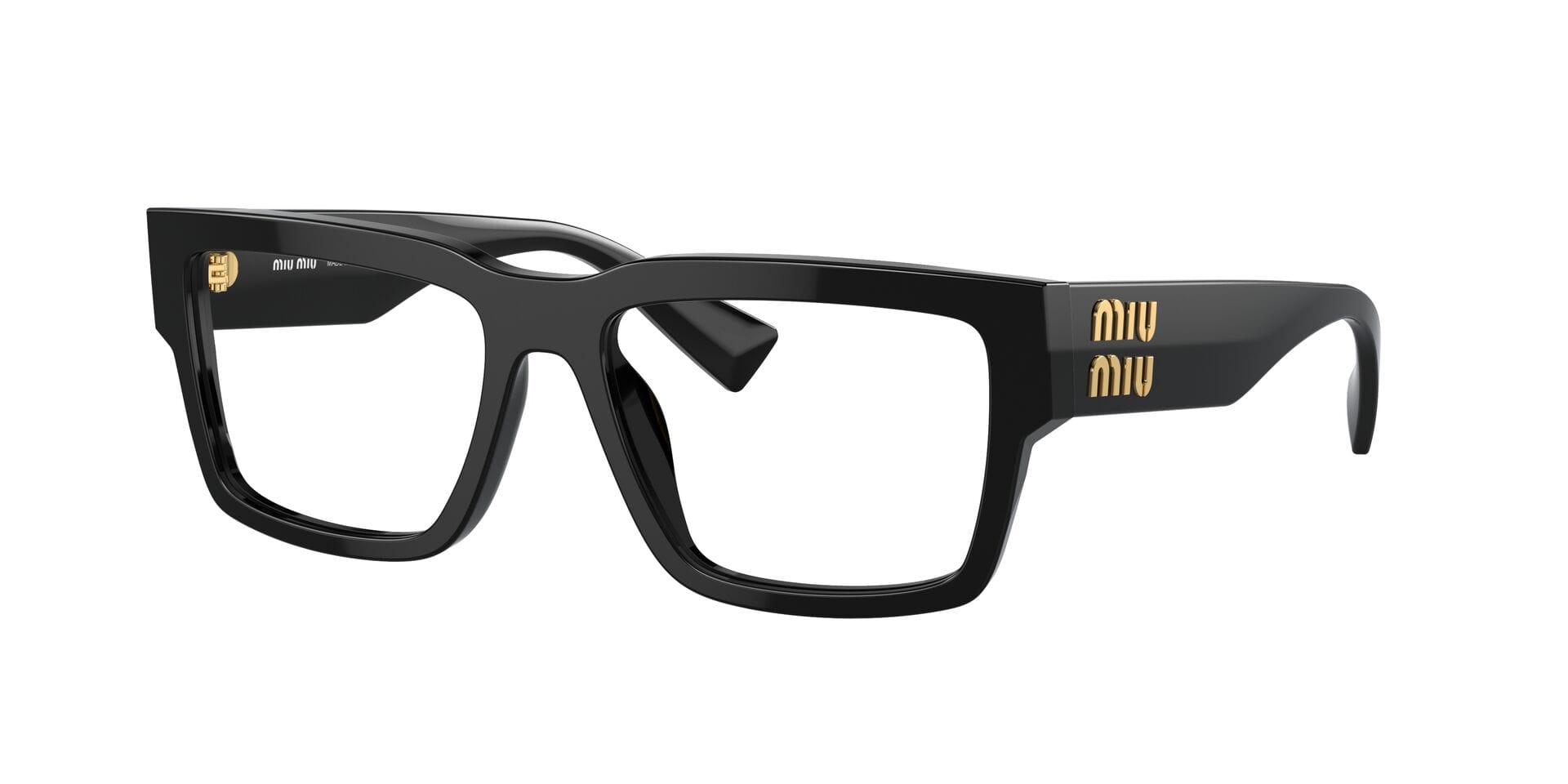 Miu Miu 0MU02XV Frame Black Female Full Shell Frame — Black frame — view 3