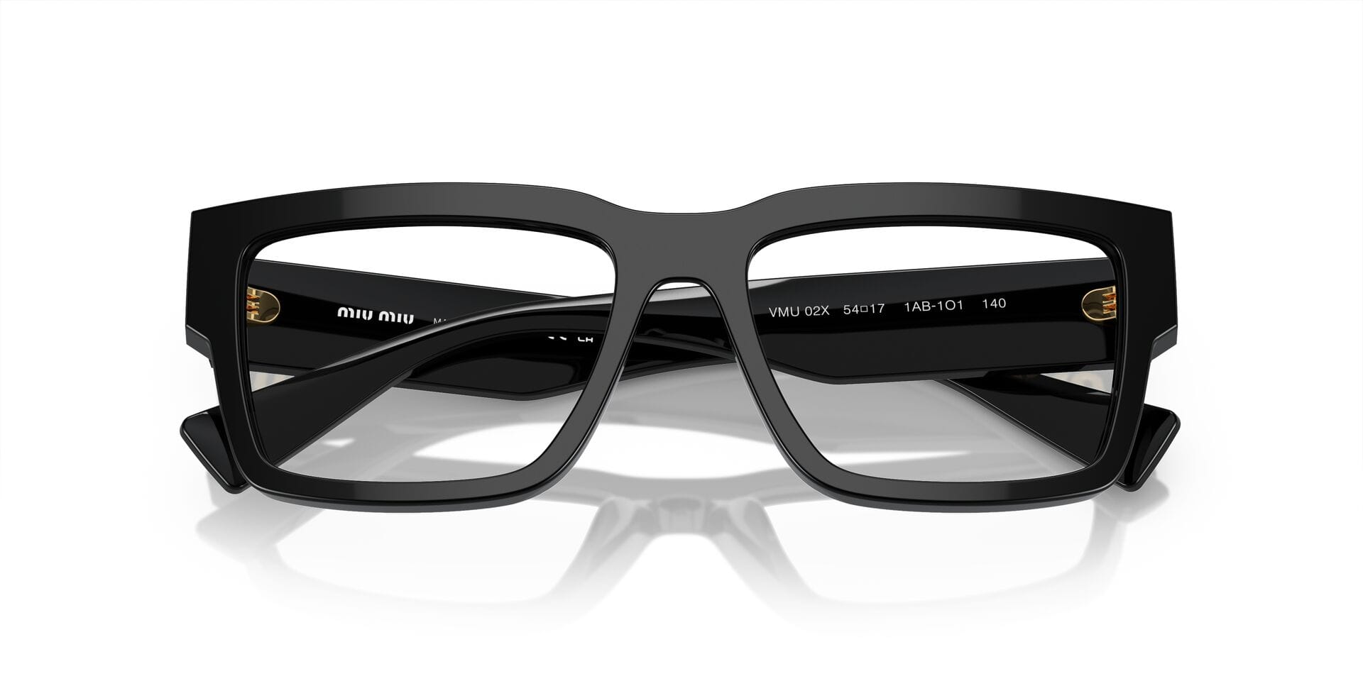Miu Miu 0MU02XV Frame Black Female Full Shell Frame — Black frame — view 7