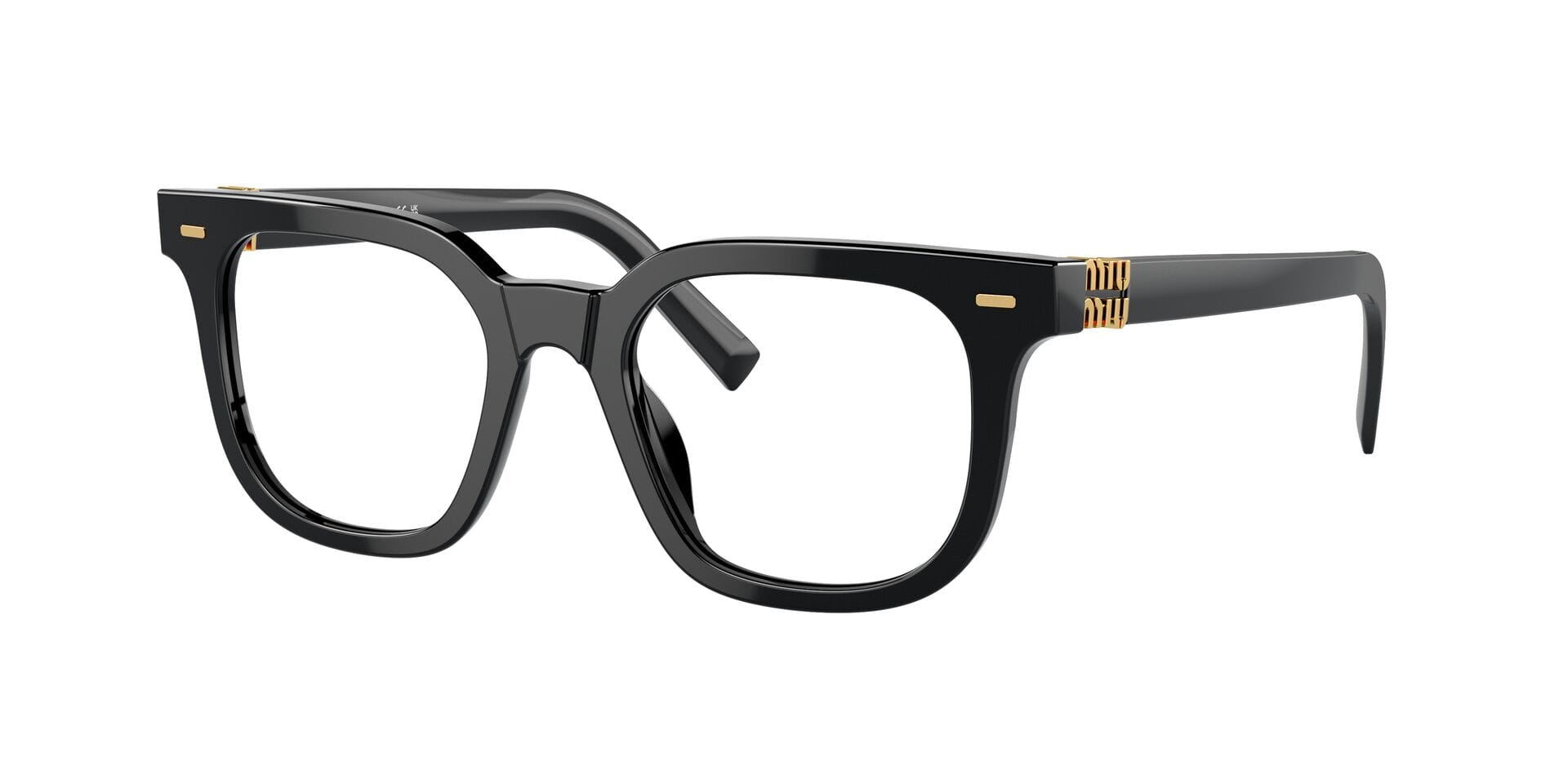 Miu Miu 0MU06XV Frame Black Female Full Metal Frame — Black frame — view 7
