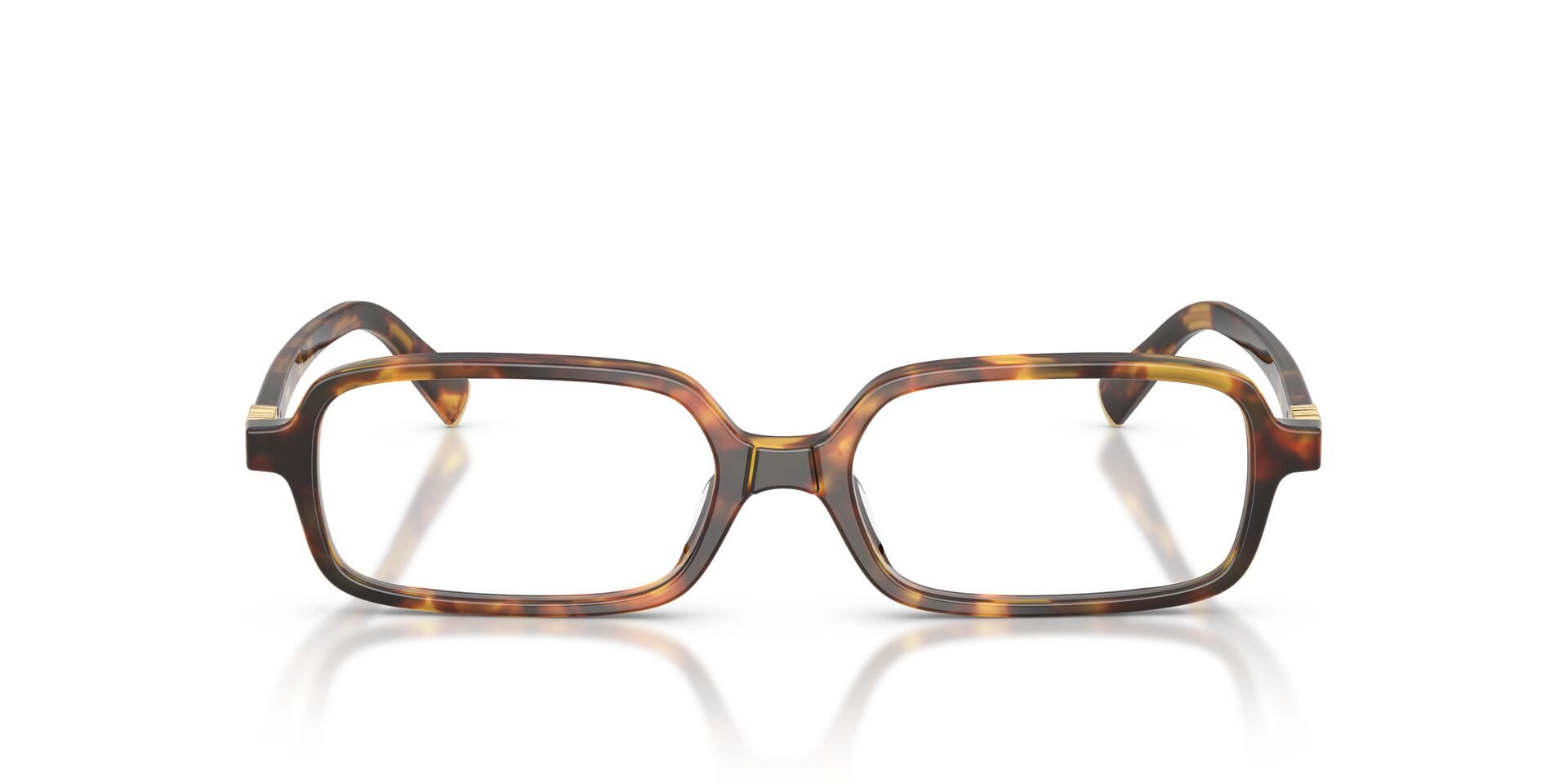 Miu Miu 0MU01YV Frame Honey Female Full Shell Frame — Honey frame — view 4