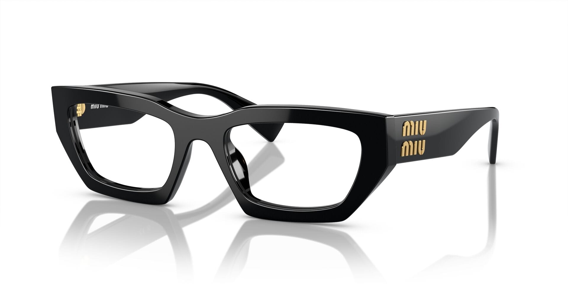 Miu Miu 0MU03XV Frame Black Female Full Shell Frame — Black frame — view 1