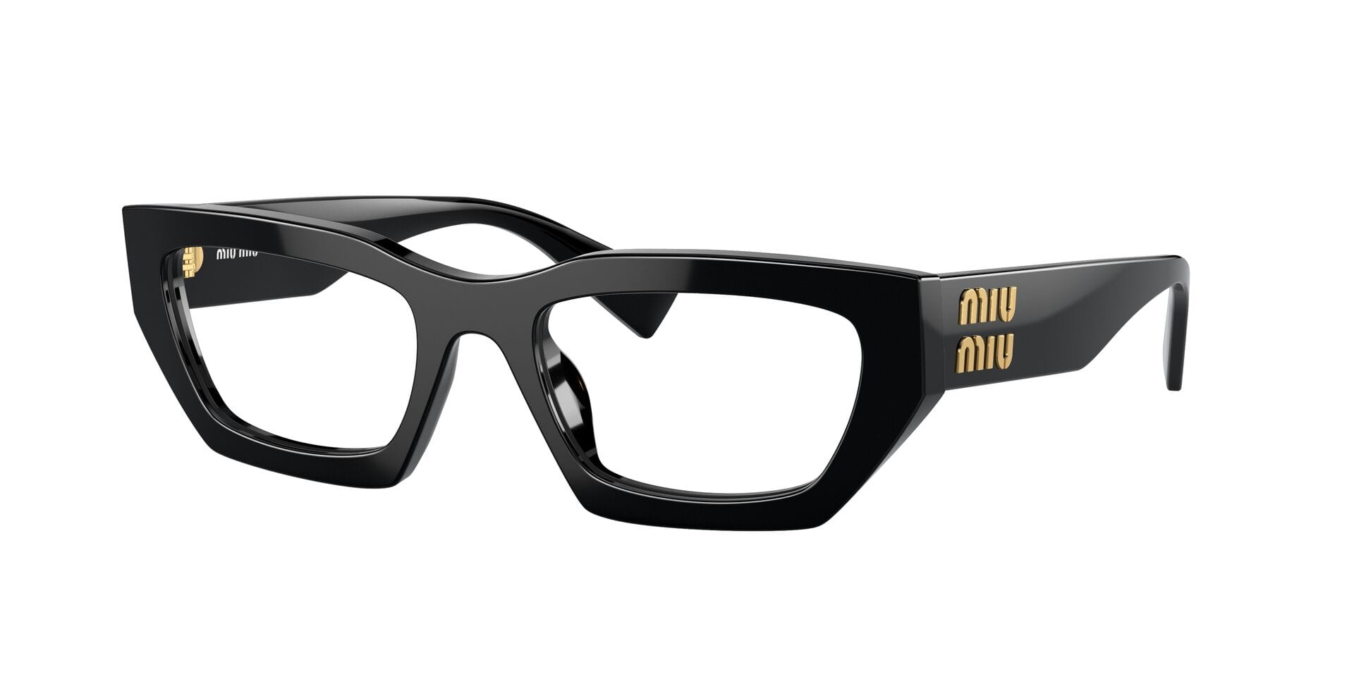 Miu Miu 0MU03XV Frame Black Female Full Shell Frame — Black frame — view 3