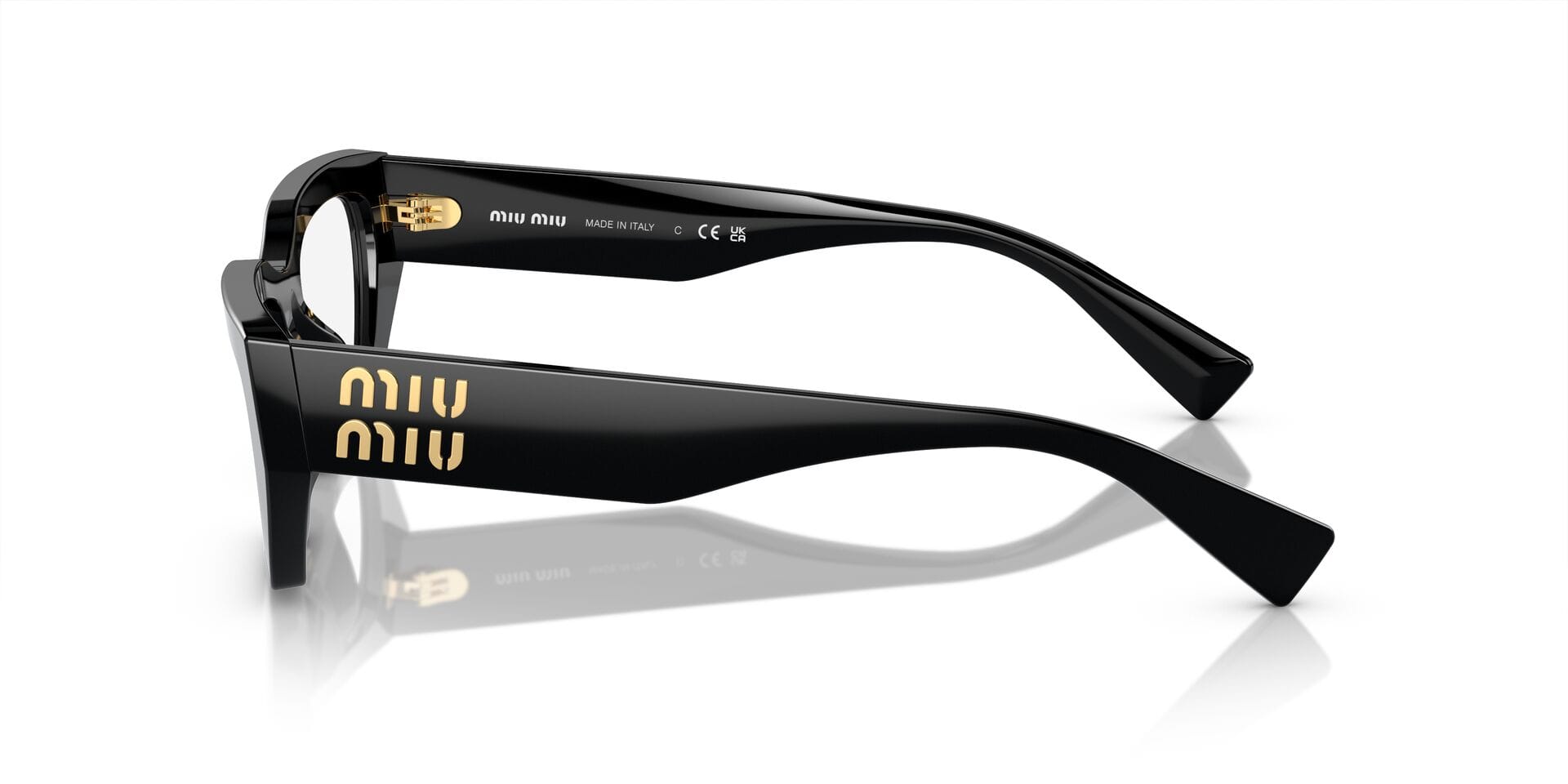 Miu Miu 0MU03XV Frame Black Female Full Shell Frame — Black frame — view 5