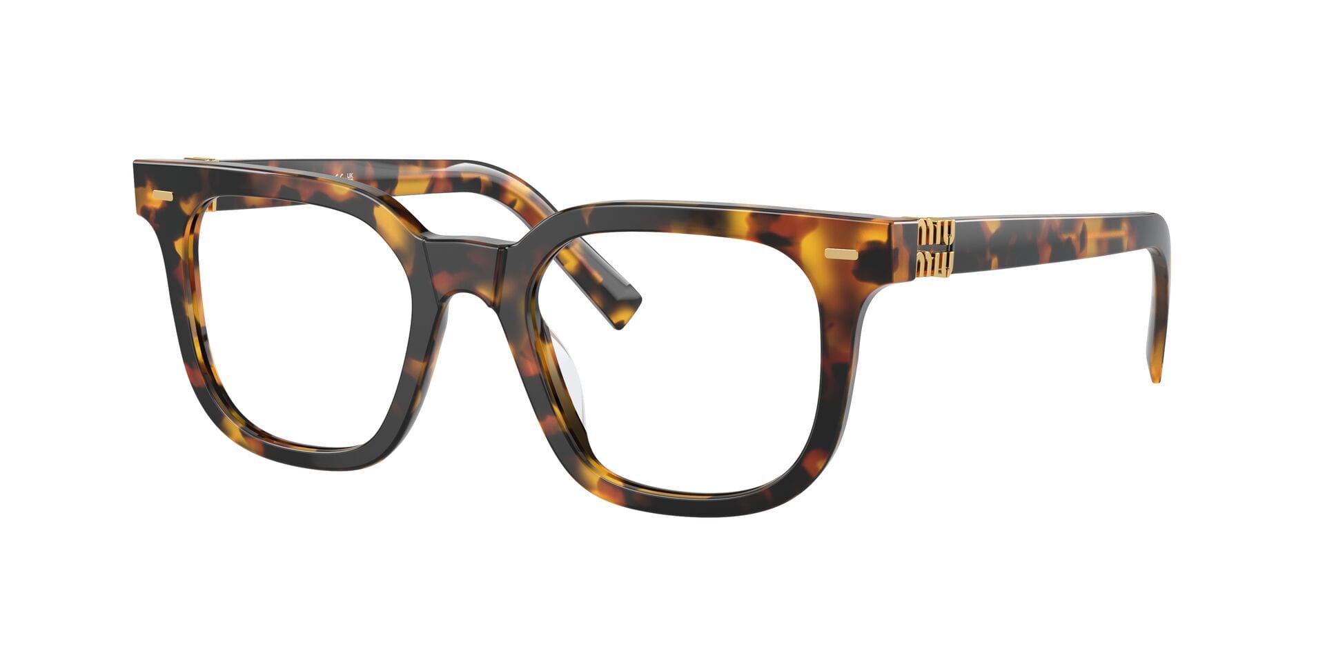 Miu Miu 0MU06XV Frame Honey Female Full Shell Frame — Honey frame — view 3