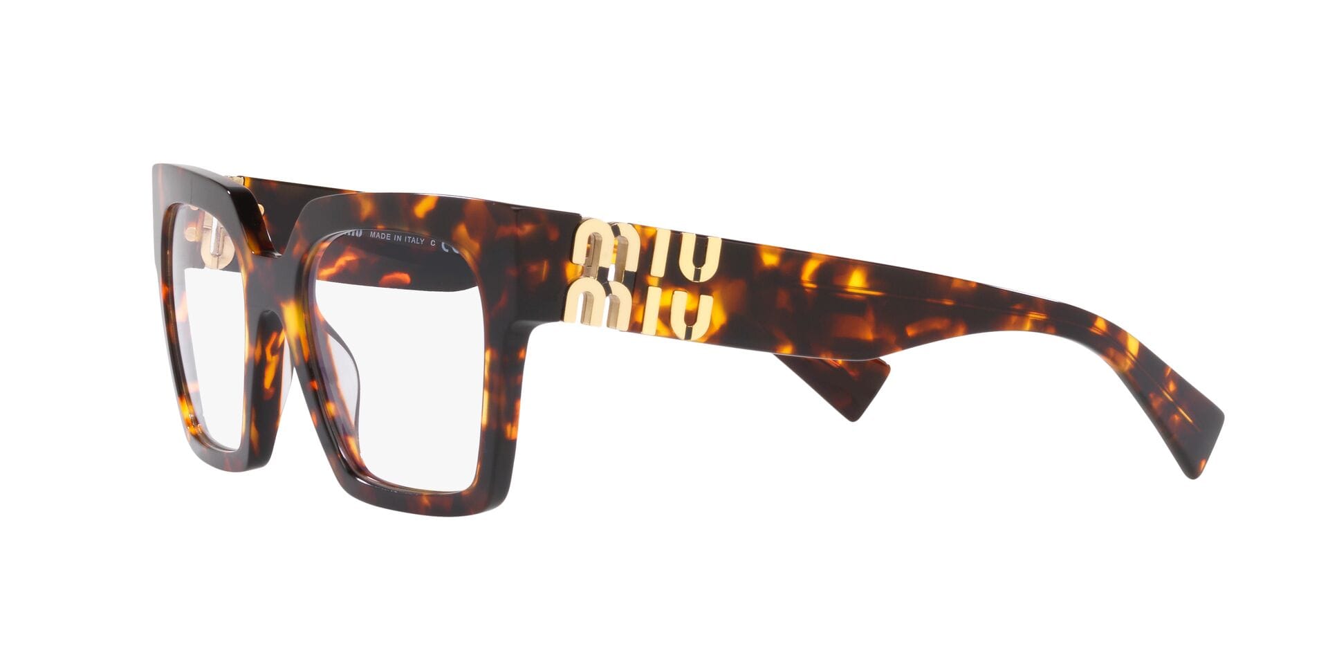 Miu Miu 0MU04UV Frame Honey Female Full Shell Frame — Honey frame — view 8
