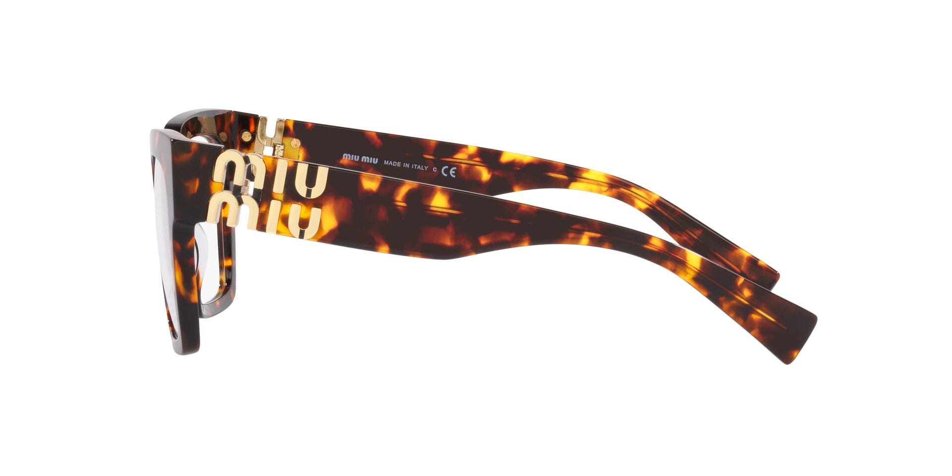 Miu Miu 0MU04UV Frame Honey Female Full Shell Frame — Honey frame — view 12