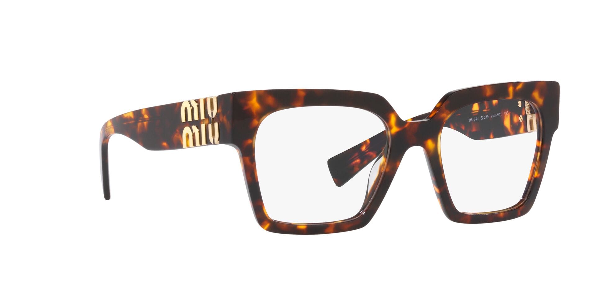 Miu Miu 0MU04UV Frame Honey Female Full Shell Frame — Honey frame — view 36