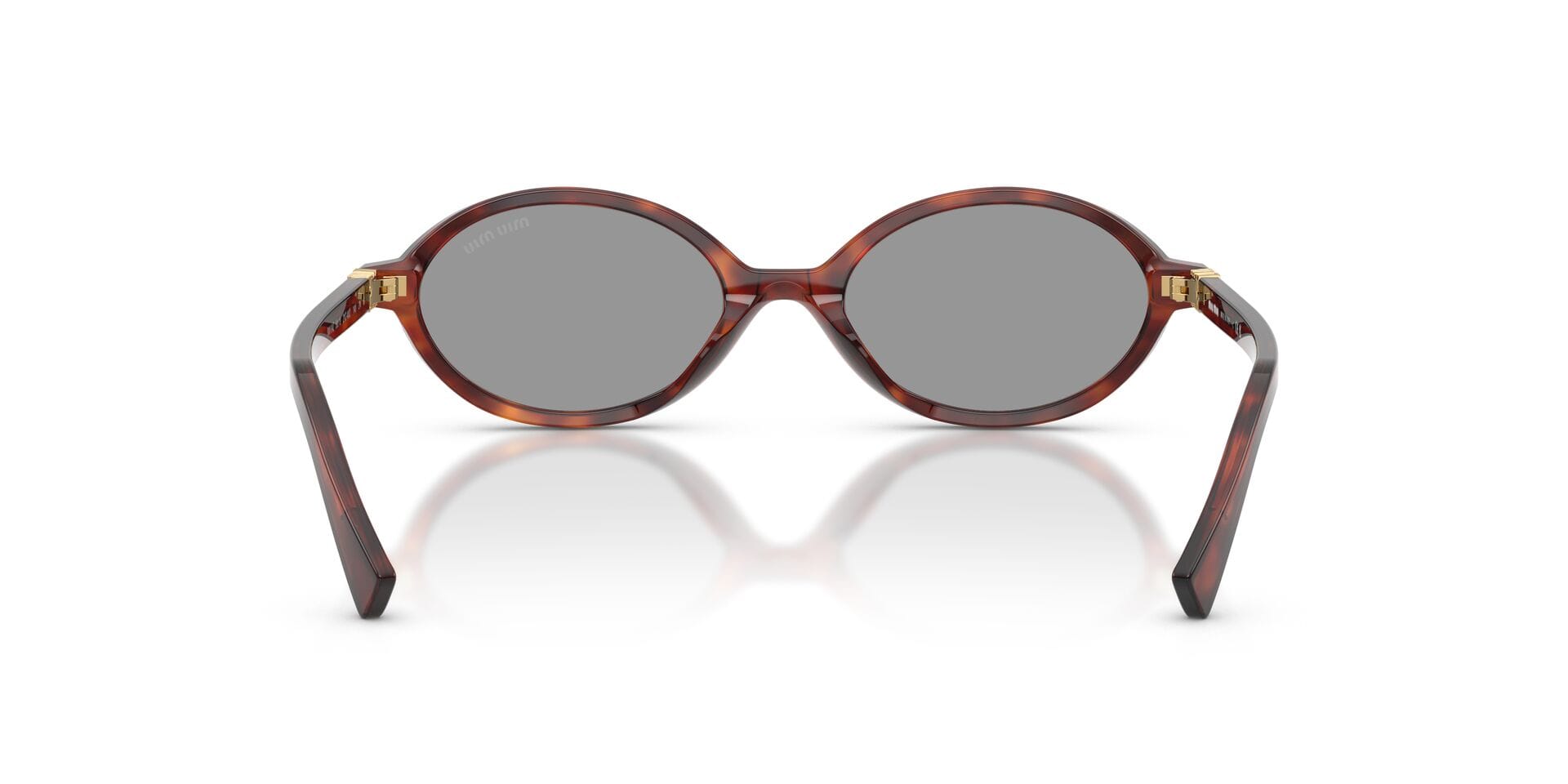 Miu Miu SMU 04Z 21C-40O 2N 0MU04ZS Sunglass Havana Female Full Shell Sunglass — Havana frame — view 2