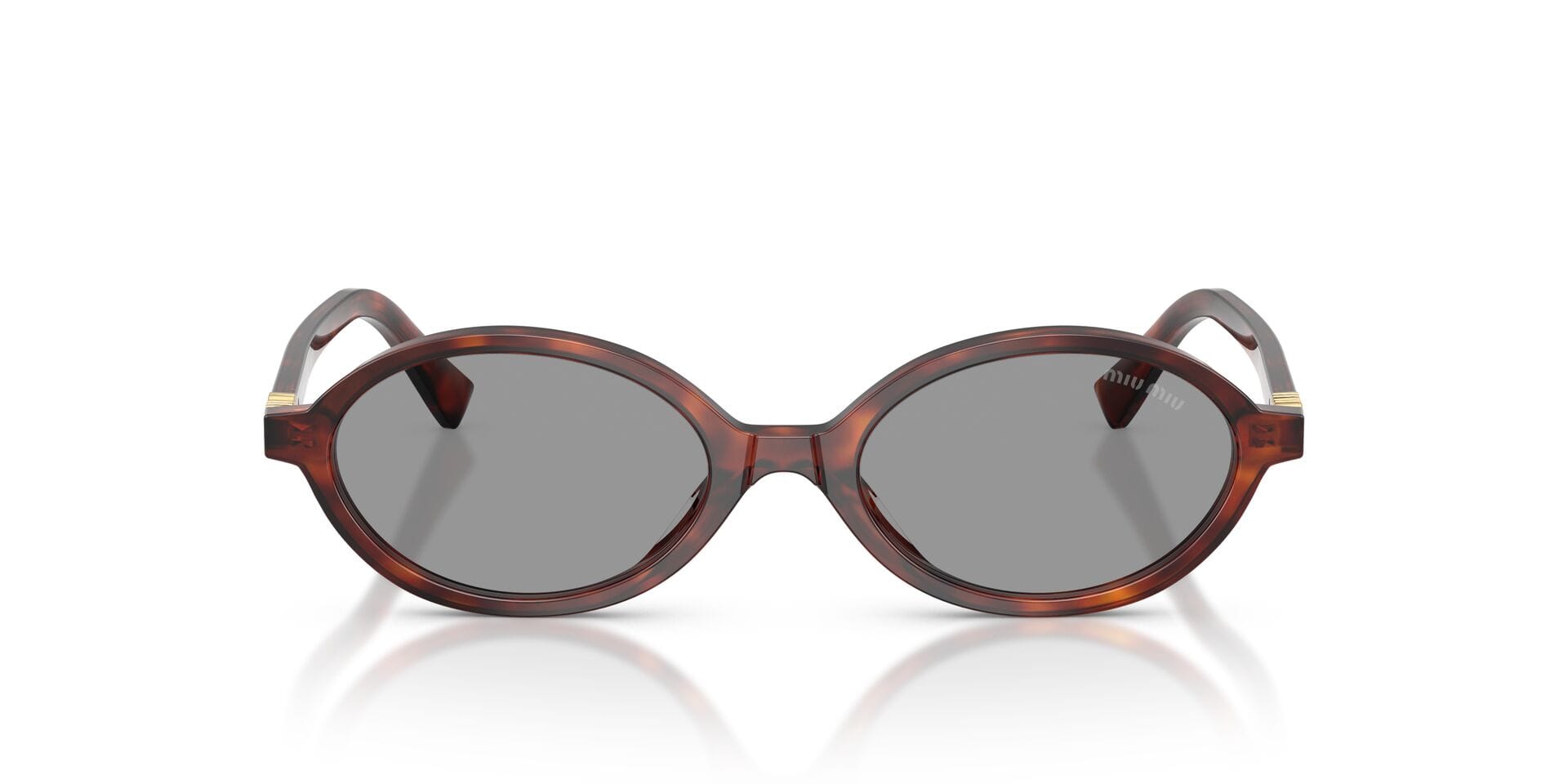 Miu Miu SMU 04Z 21C-40O 2N 0MU04ZS Sunglass Havana Female Full Shell Sunglass — Havana frame — view 4