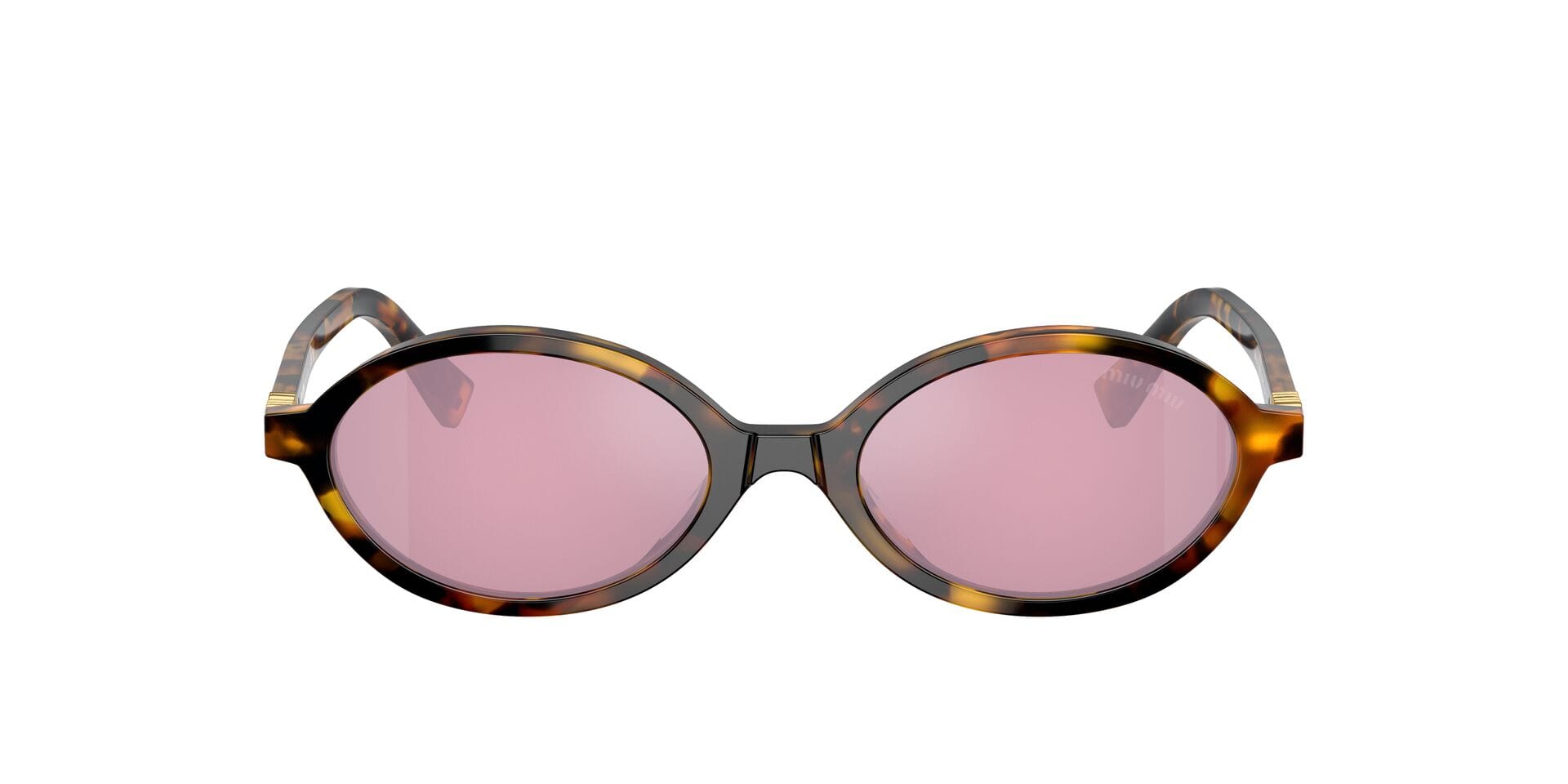 Miu Miu SMU 04Z VAU-50D 2N 0MU04ZS Sunglass Honey Female Full Shell — Havana frame