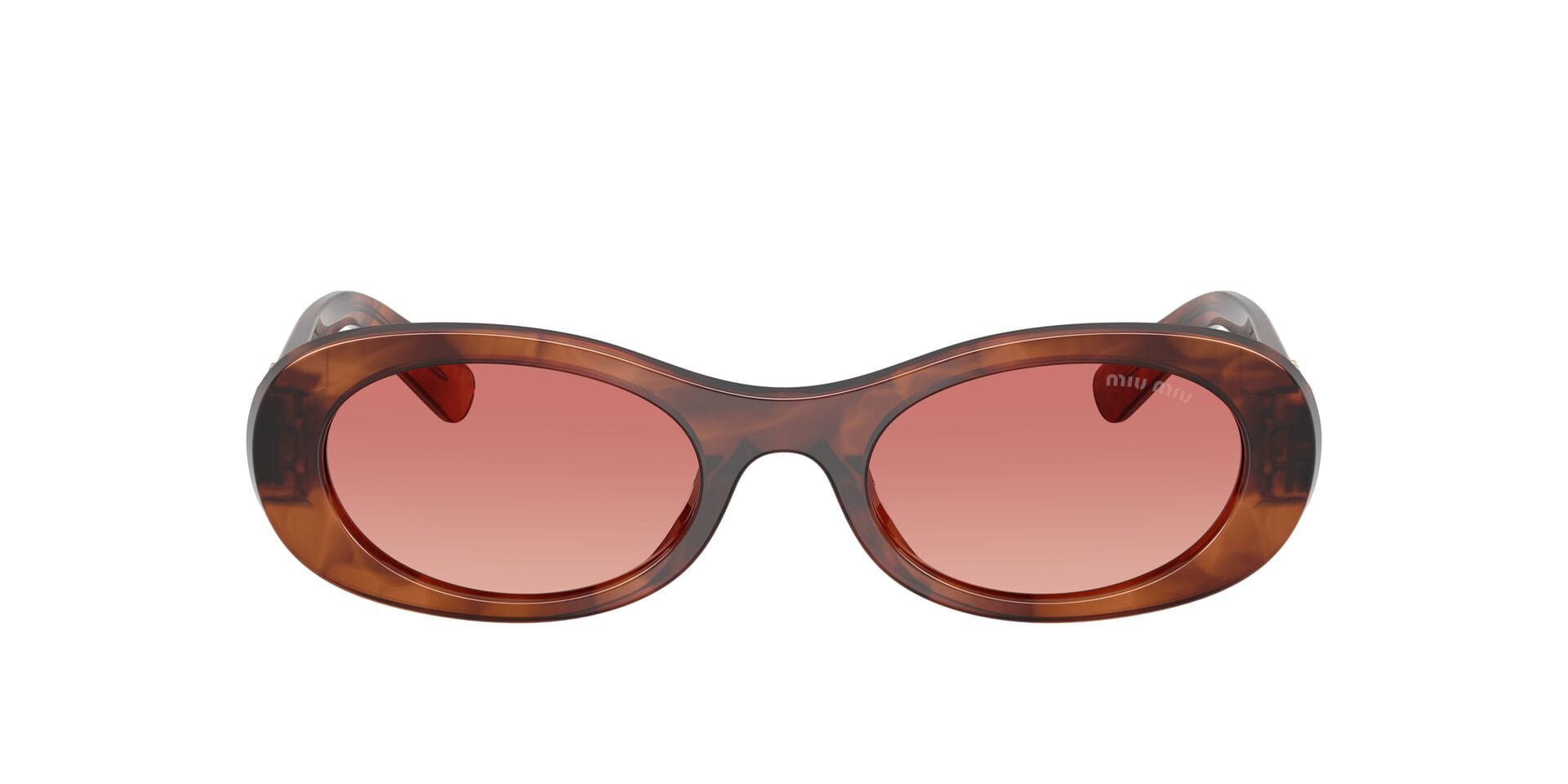 Miu Miu SMU 06Z 26E-50U 2N 0MU06ZS Sunglass Brown Female Full Shell Sunglass — Brown frame — view 6