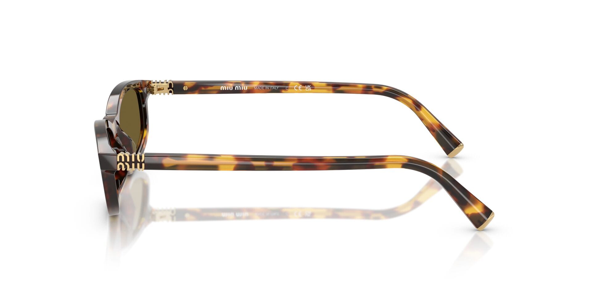 Miu Miu SMU A06 14L-09Z 3N 0MUA06S Sunglass Havana Female Full Shell Sunglass — view 5