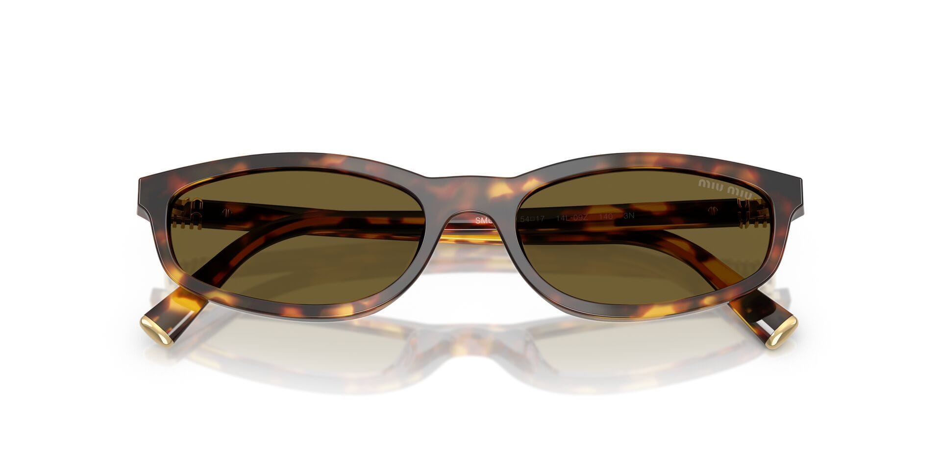 Miu Miu SMU A06 14L-09Z 3N 0MUA06S Sunglass Havana Female Full Shell Sunglass — view 7