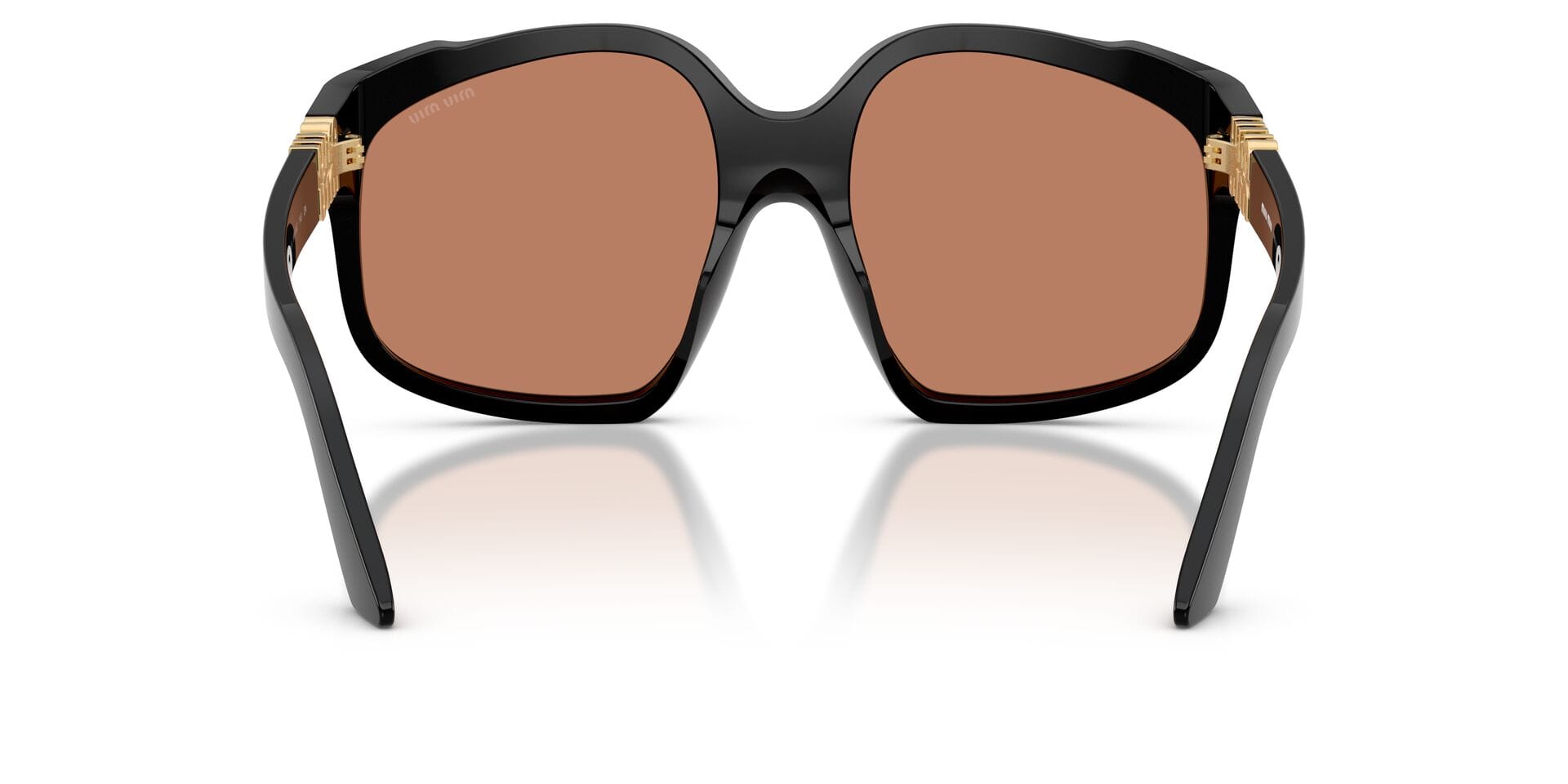 Miu Miu SMU A07 16K-90Q 2N 0MUA07S Sunglass Black Female Full Shell Sunglass — Black frame — view 2
