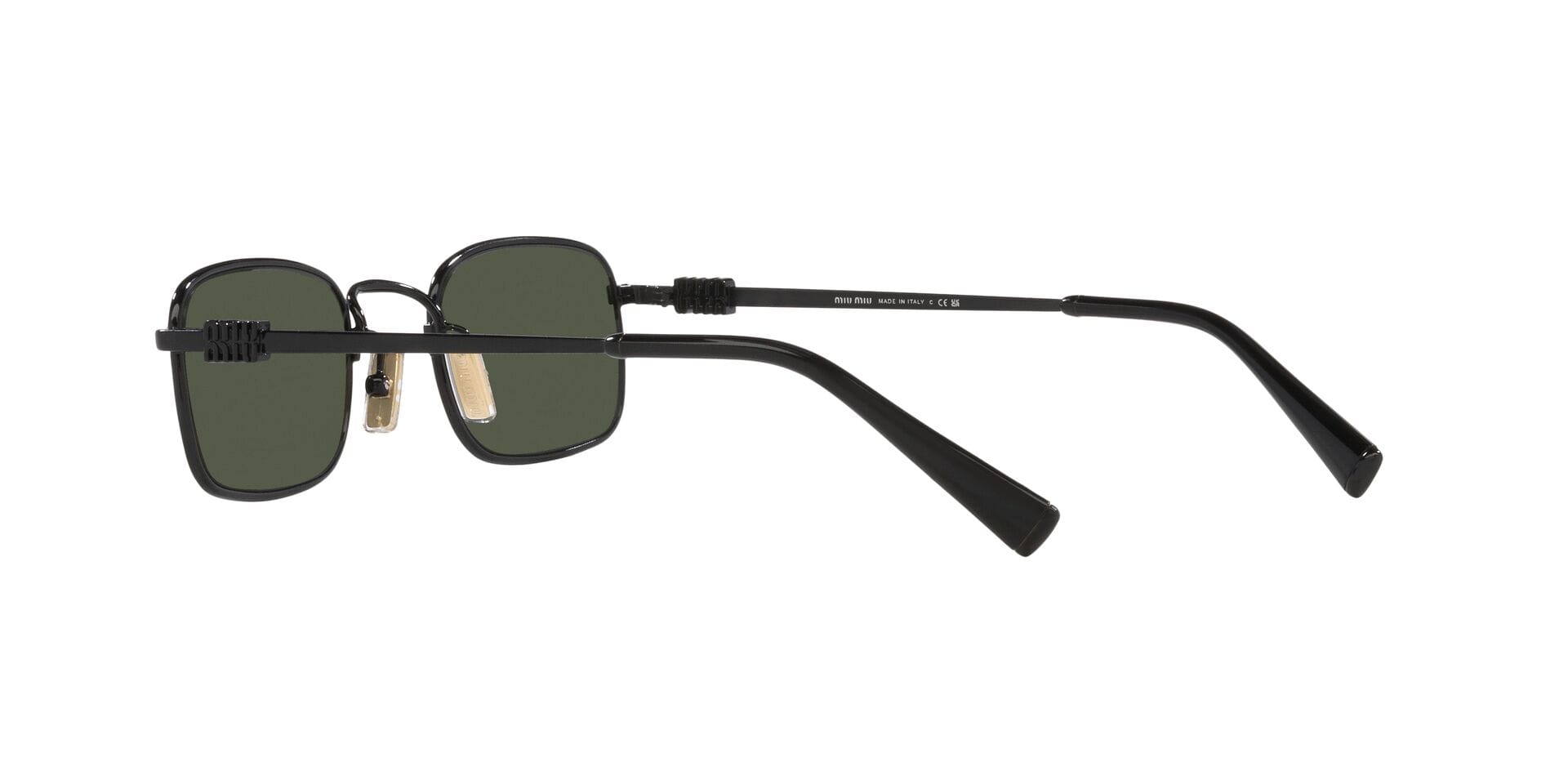 Miu Miu SMU A53 1AB-1I0 3N 0MUA53S Sunglass Black Female Metal Metal Sunglass — Black frame — view 5