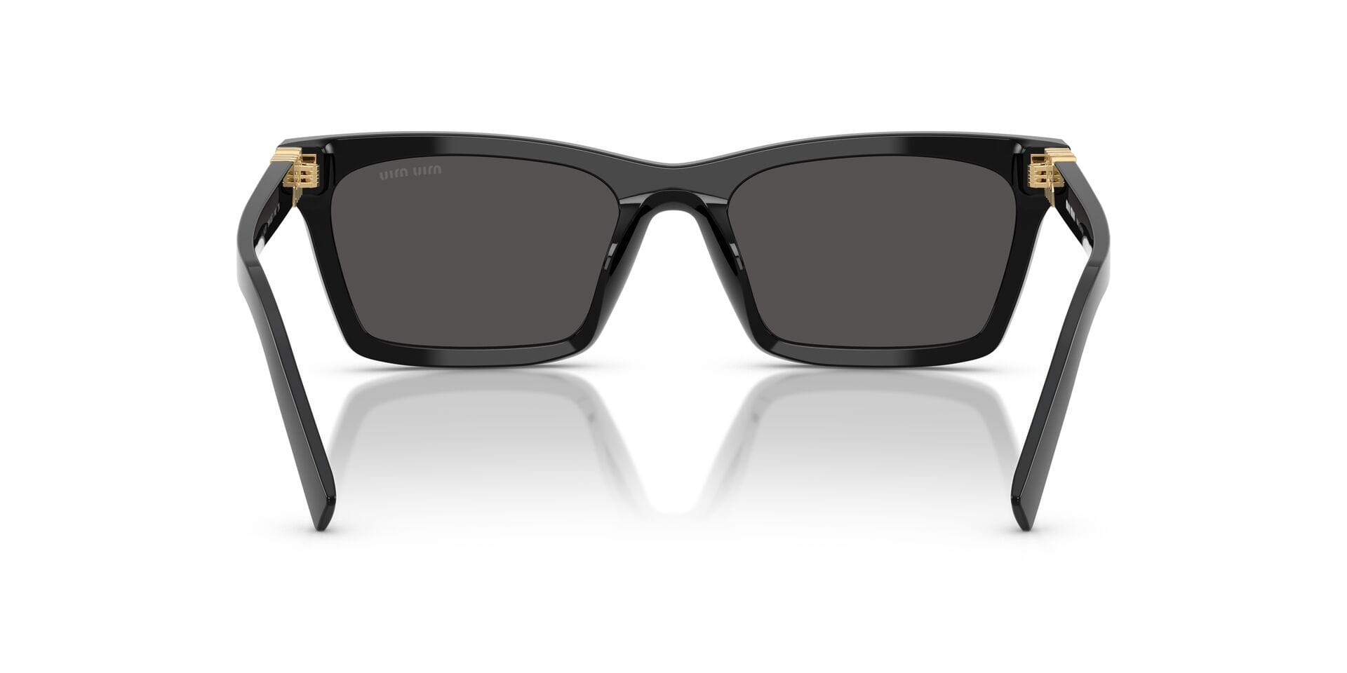 Miu Miu 0MUA05S Sunglass Black Female Shell Shell Sunglass — Black frame — view 16