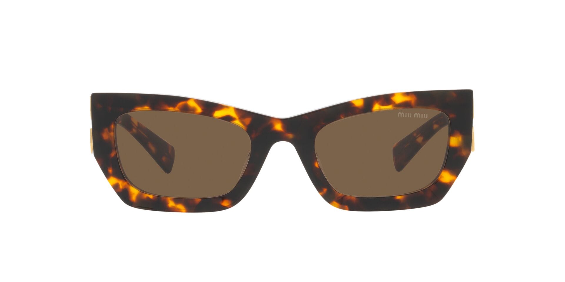 Miu Miu 0MU09WS Sunglass Honey Female Shell Shell Sunglass — Honey frame — view 1