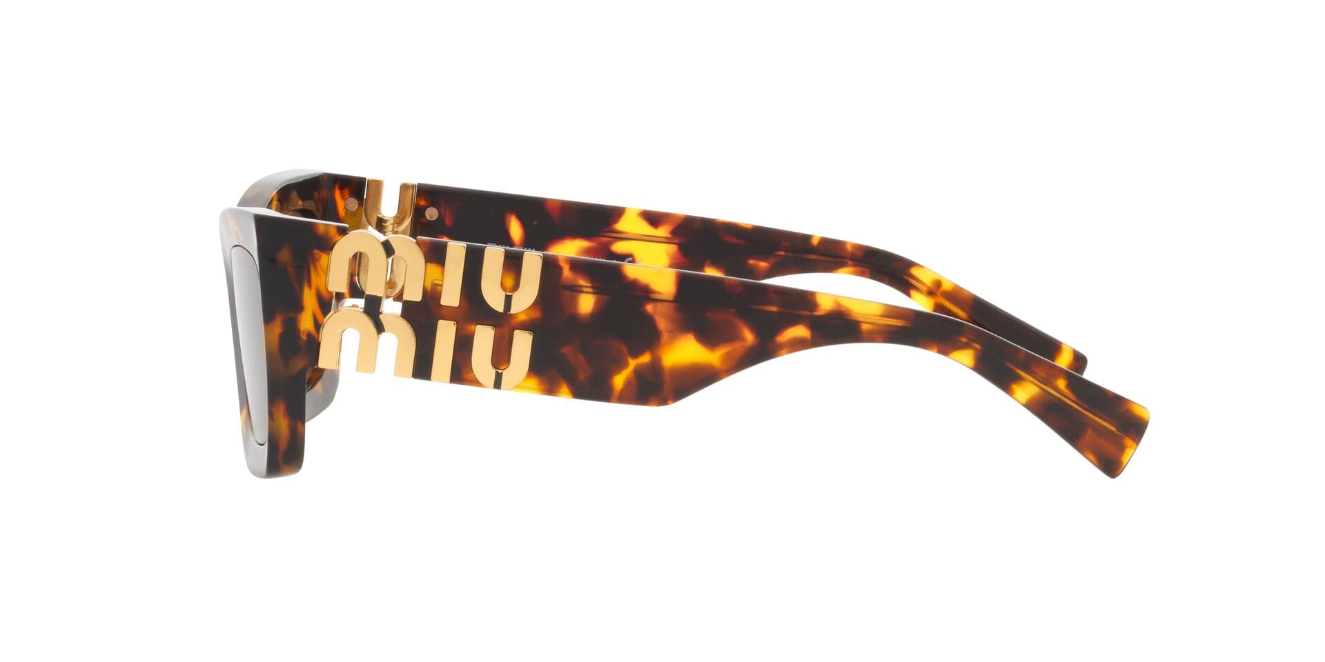 Miu Miu 0MU09WS Sunglass Honey Female Shell Shell Sunglass — Honey frame — view 12