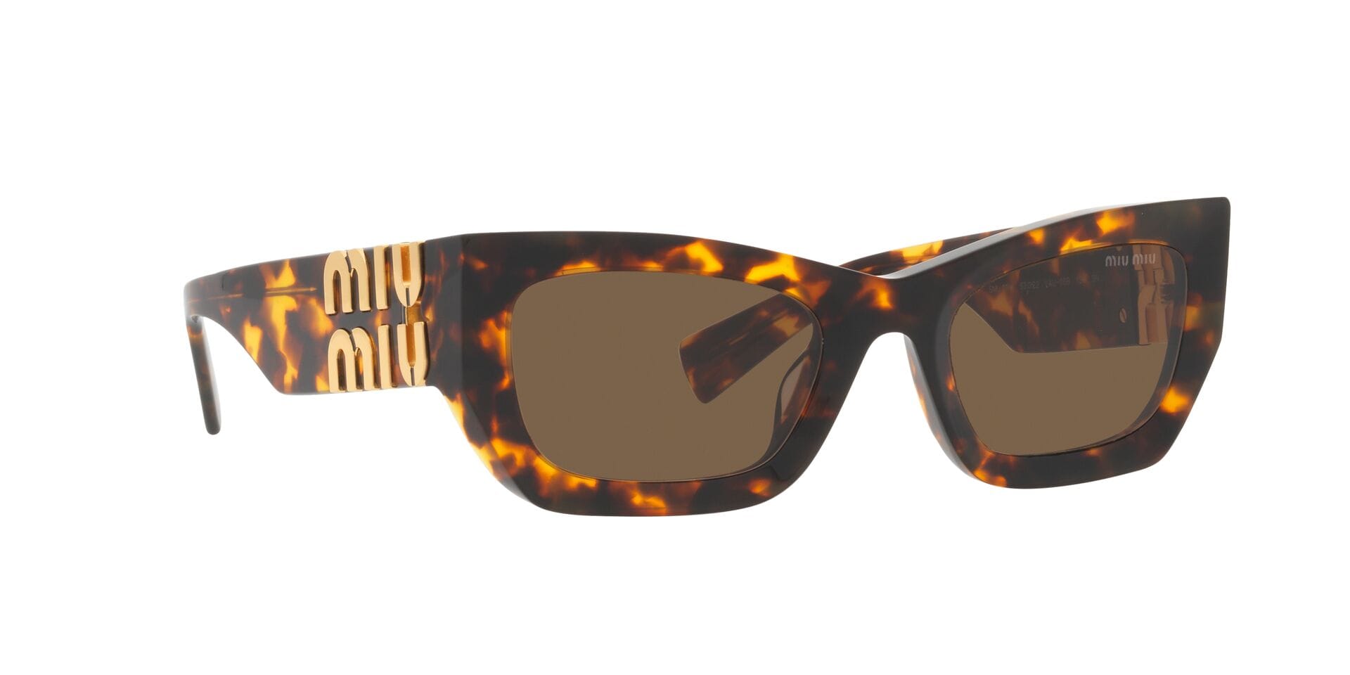 Miu Miu 0MU09WS Sunglass Honey Female Shell Shell Sunglass — Honey frame — view 36